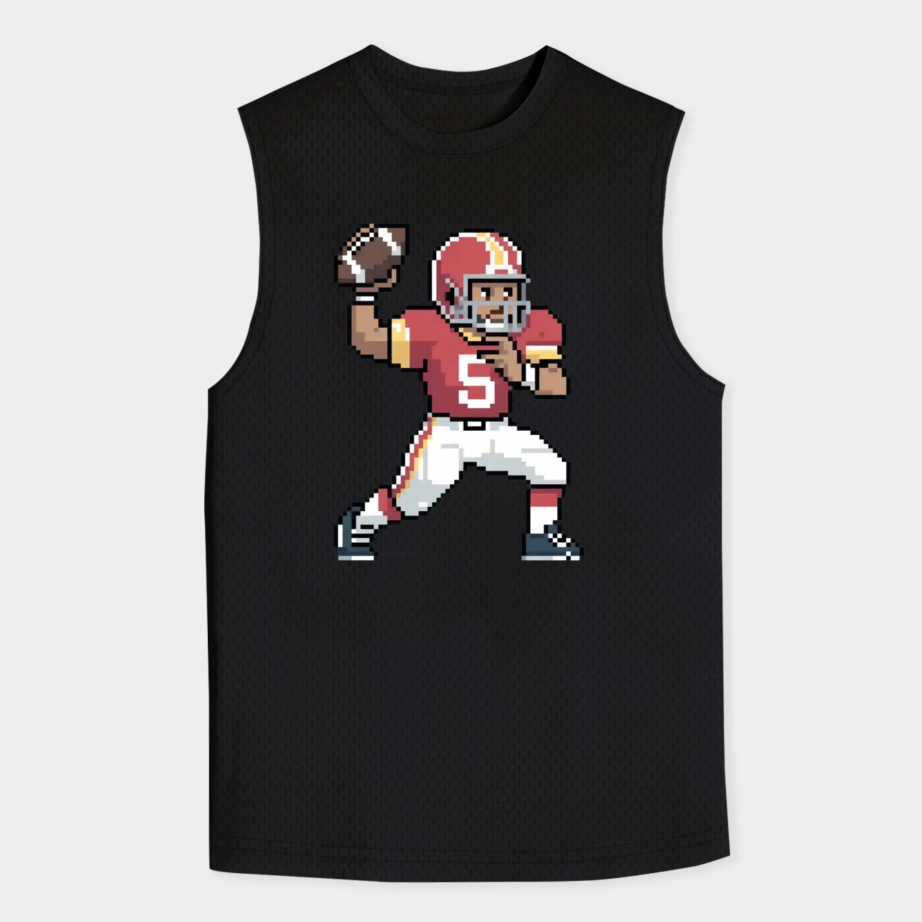 Daniels Pixel Quarterback Throw Men's Big & Tall Tank Top