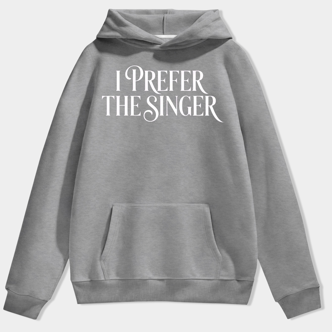 I prefer the singer Men's Hoodie