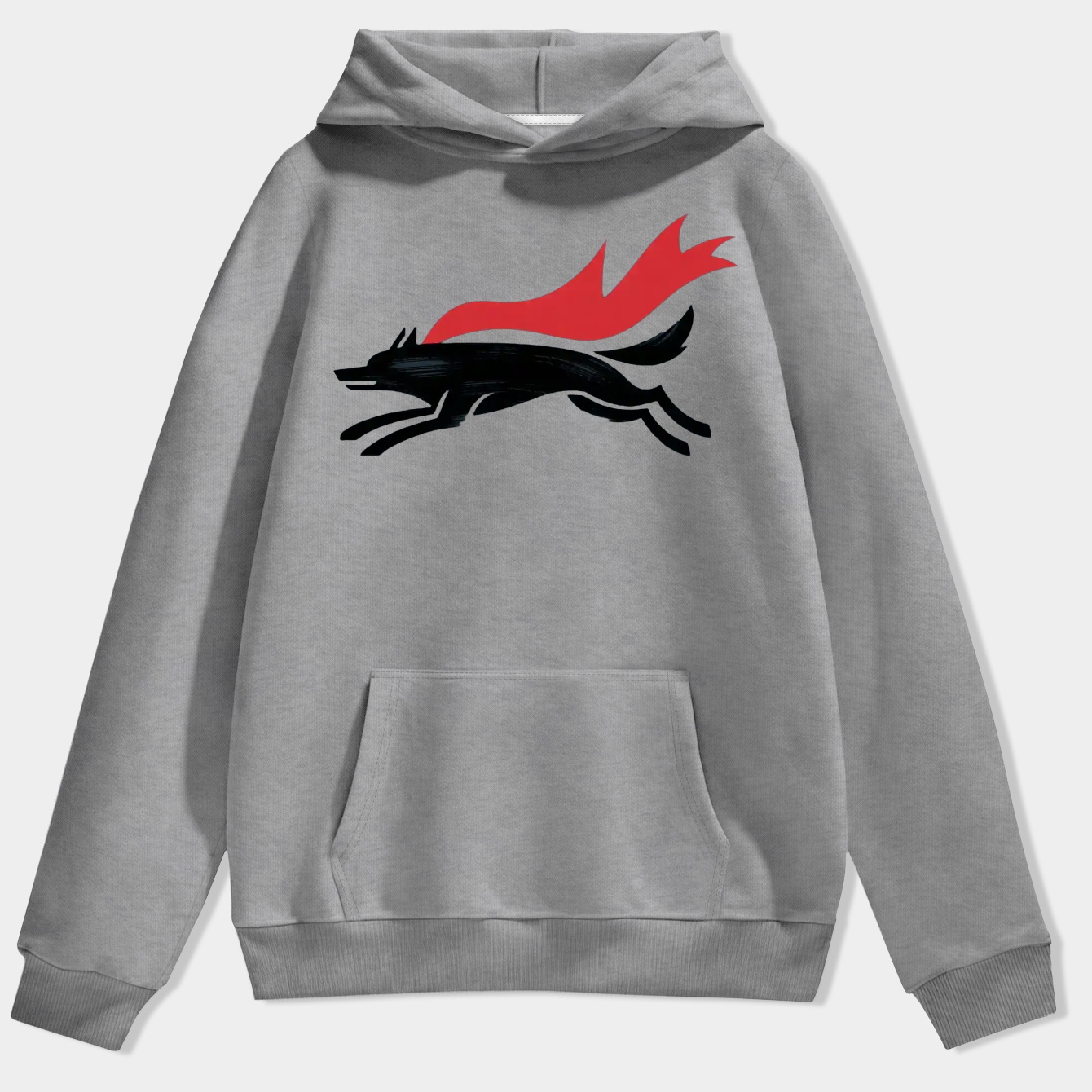 The Red Wolf Men's Hoodie