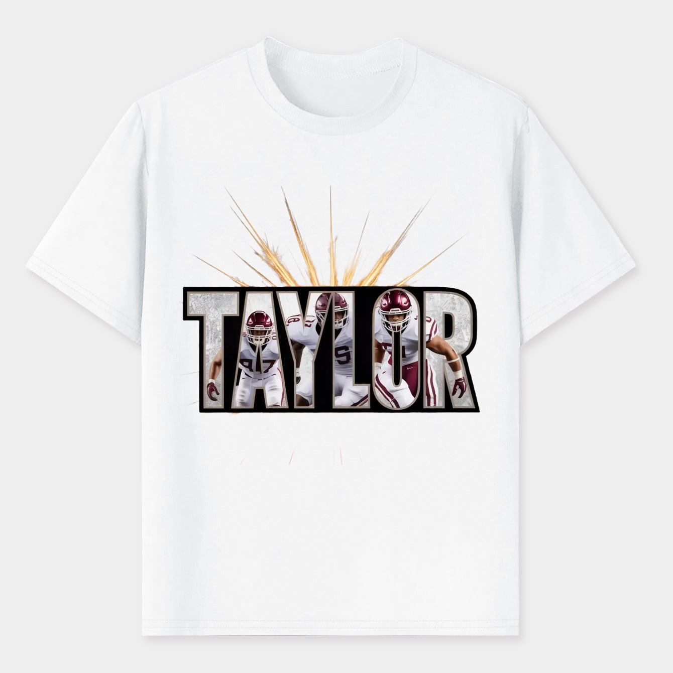 Sean Taylor Name Image Design Men's T-Shirt
