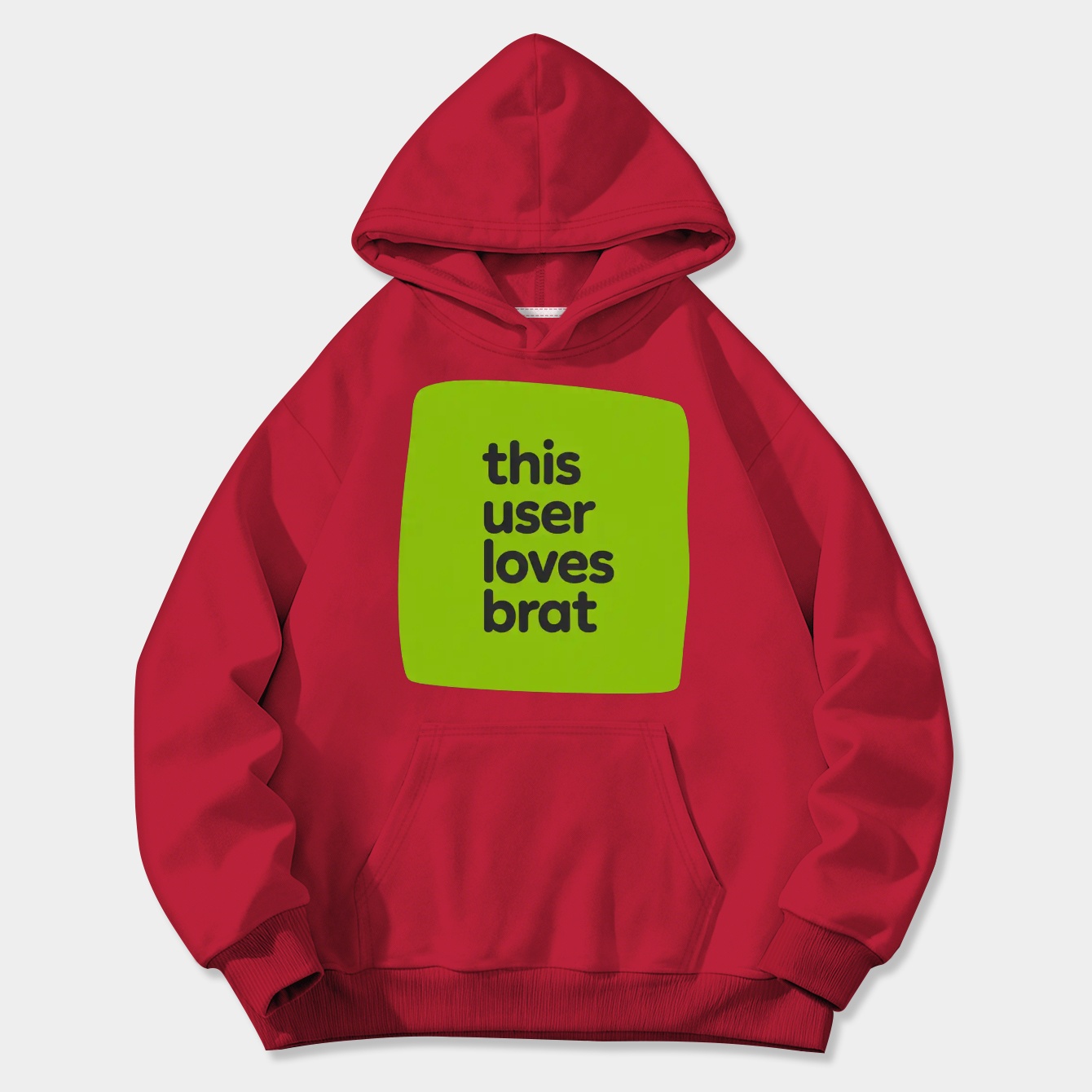 this user loves brat Women's Plus Size Hoodie