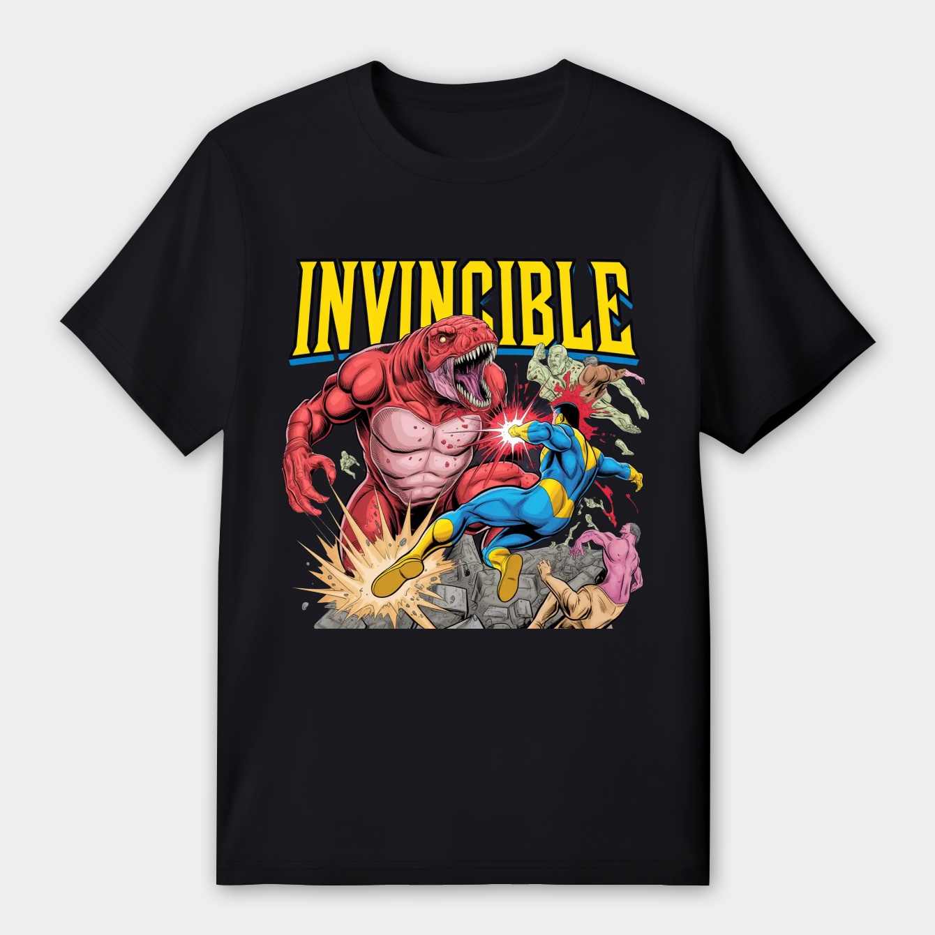 Invincible Vs Alien Women's Premium Soft T-Shirt
