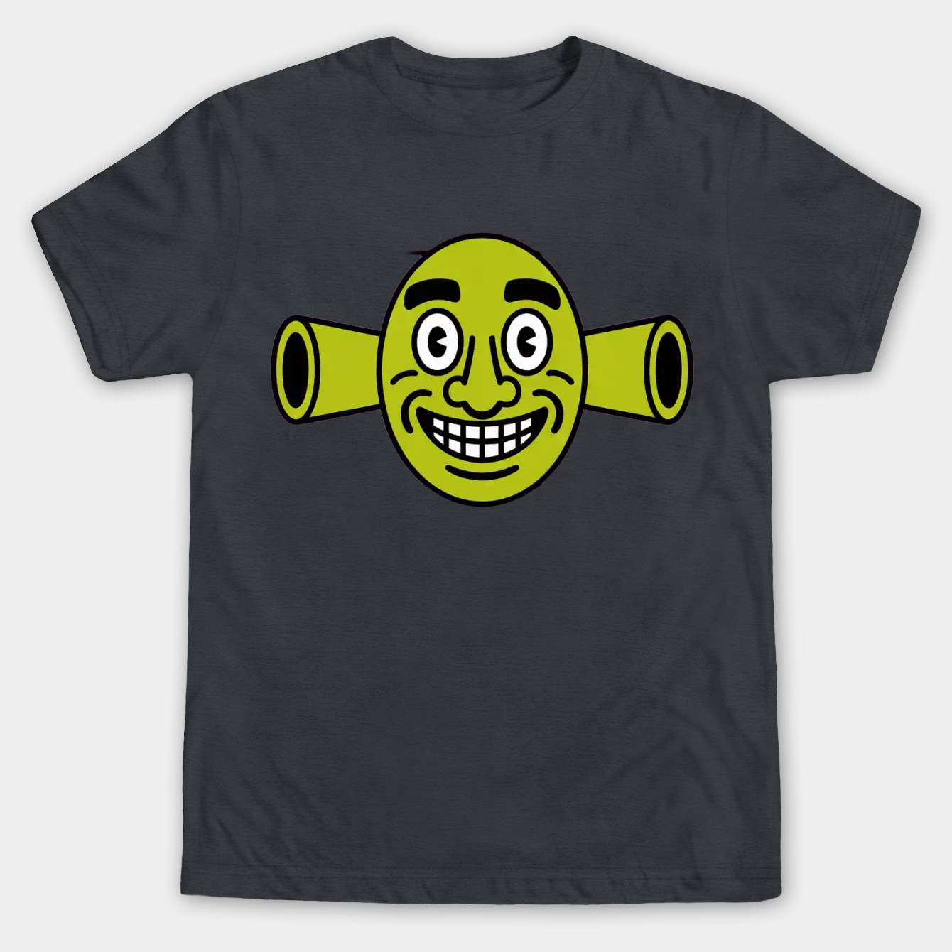 Bisexual shrek flag Men's Big & Tall T-shirt