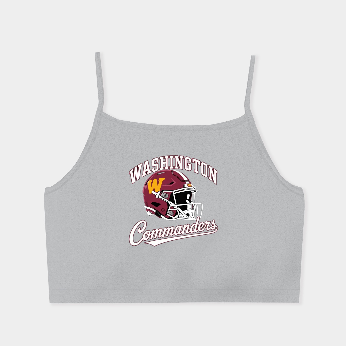 Art - washington commanders Women's Spaghetti Strap Tank Top