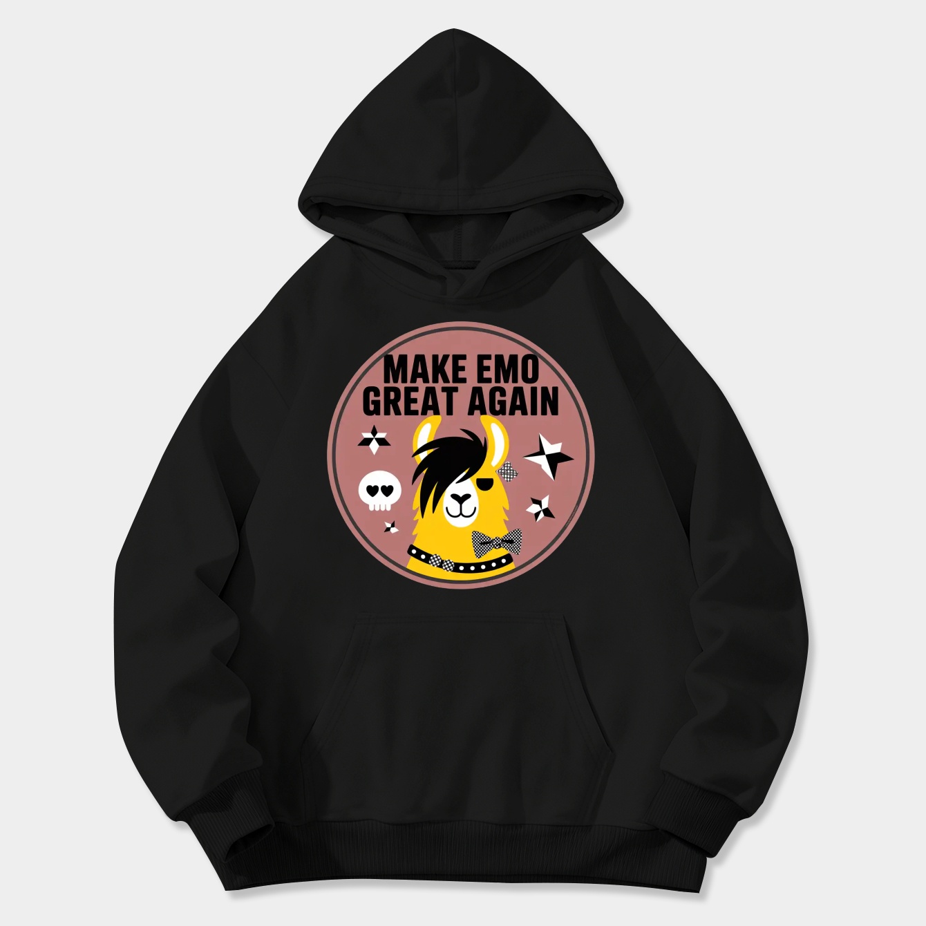 Make Emo Great Again Badge Women's Plus Size Hoodie