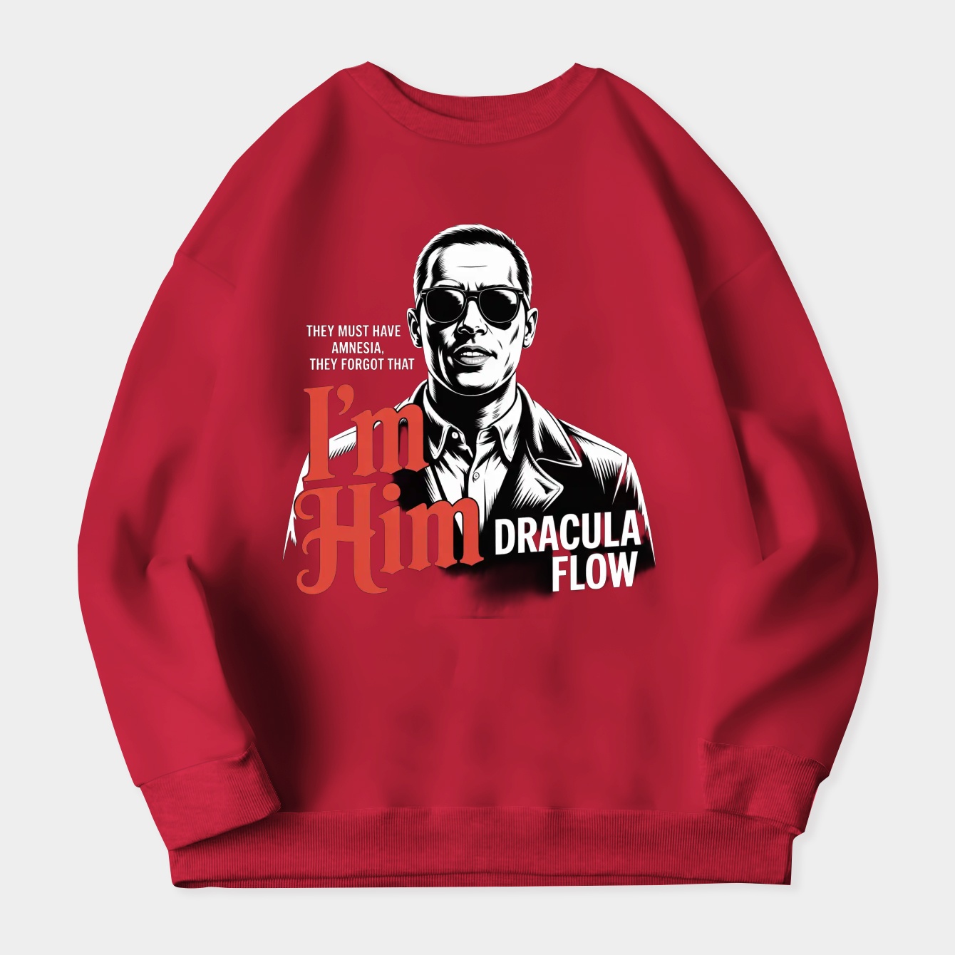 They Forgot That I'm Him - Dracula Flow Women's Plus Size Sweatshirt