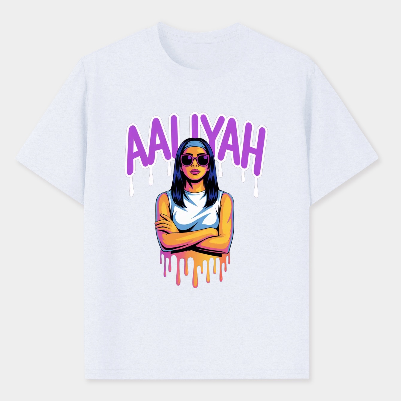 Aaliyah Drip Men's Performance Athletic T-Shirt