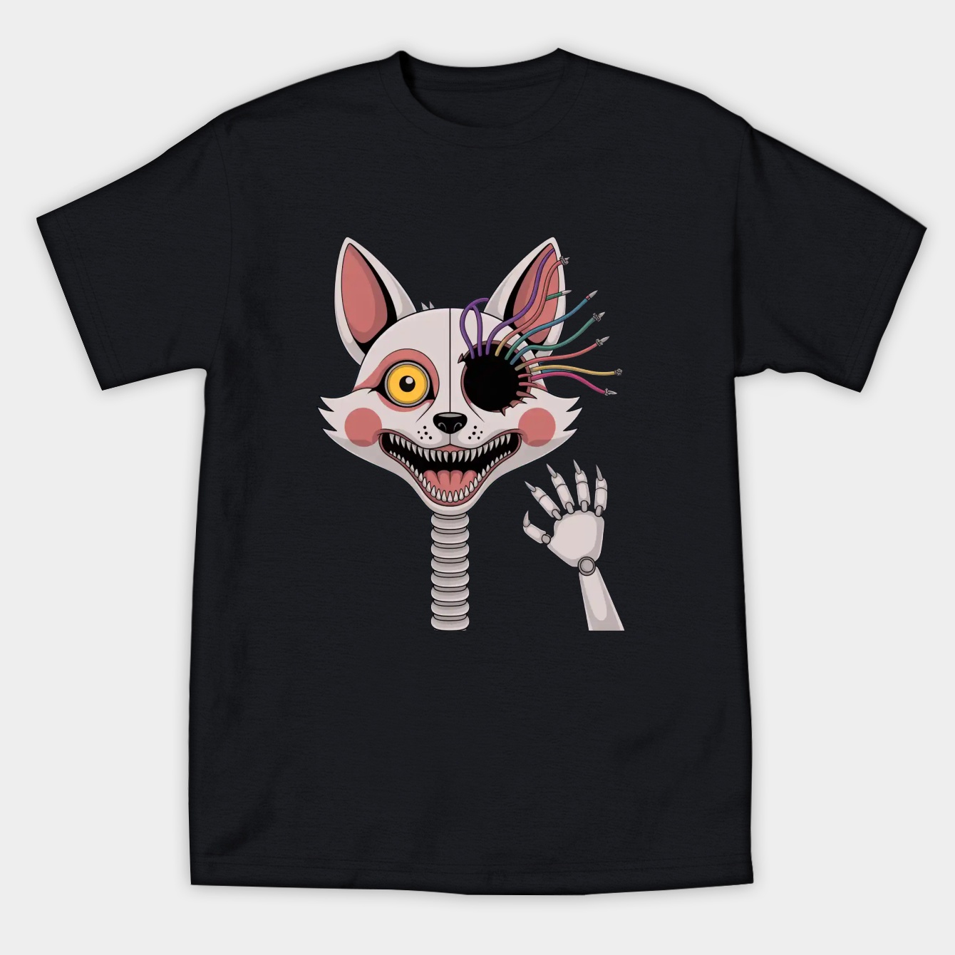 The Mangle Spooky Art Women's Athletic Performance T-Shirt