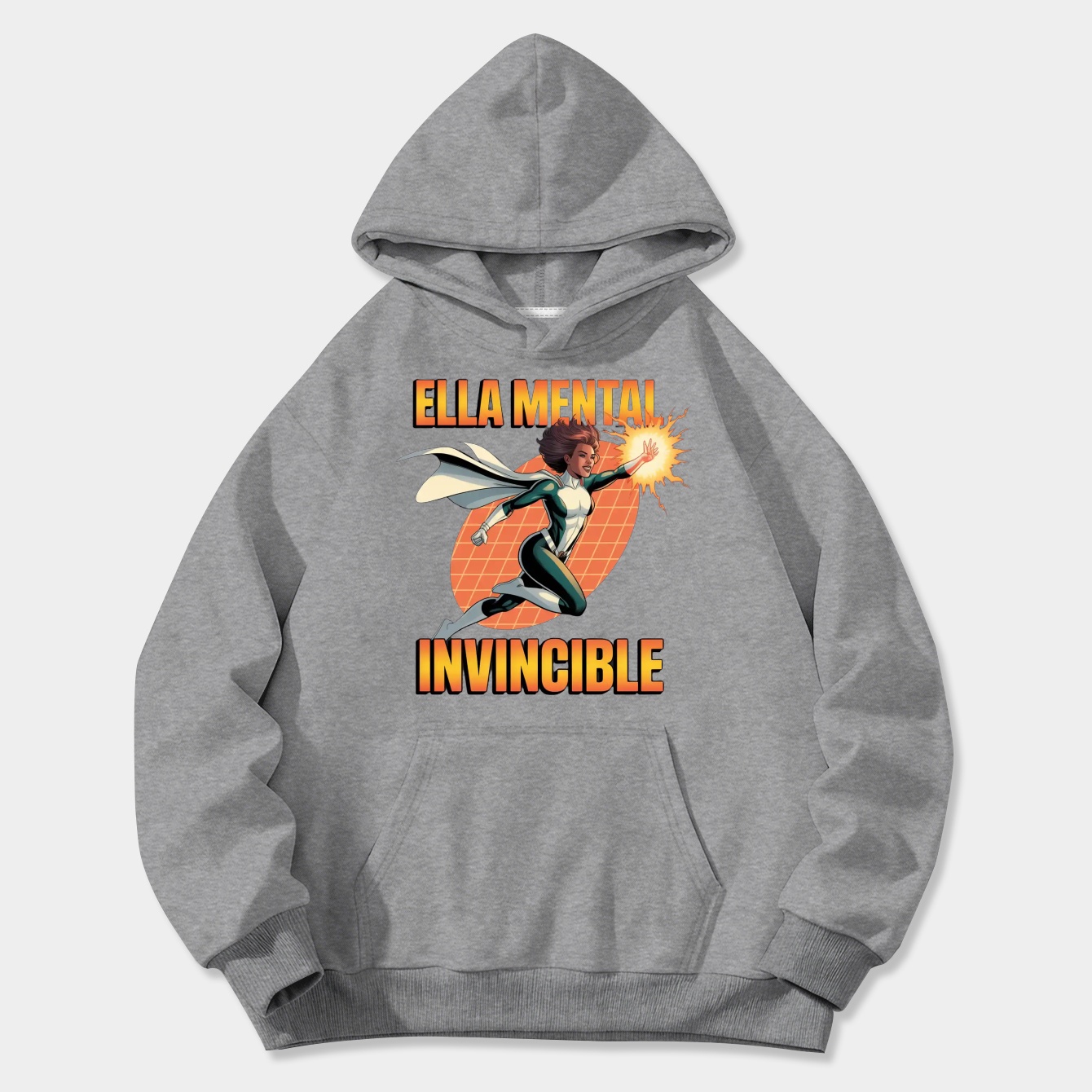 Ella Mental Invincible Women's Plus Size Hoodie