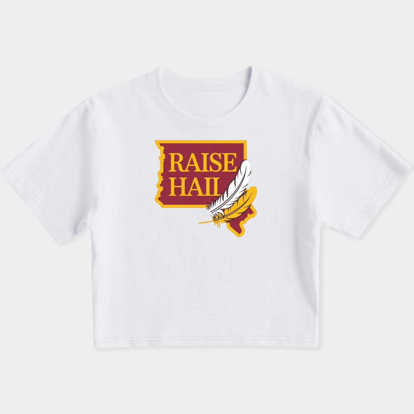 Commanders Raise Hail #85 Women's Slim Fit Baby Tee