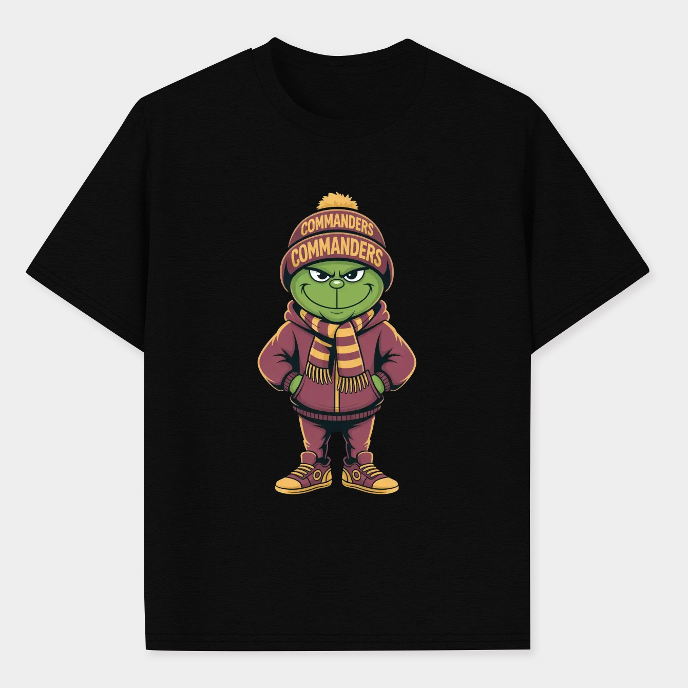 Grinch Washington Commanders Men's Performance Athletic T-Shirt