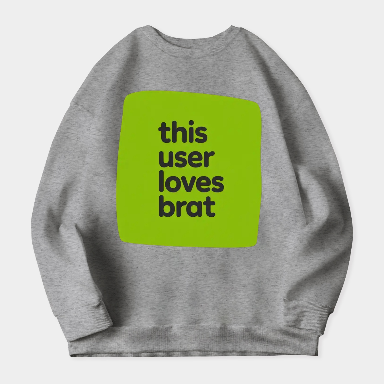 this user loves brat Women's Plus Size Sweatshirt