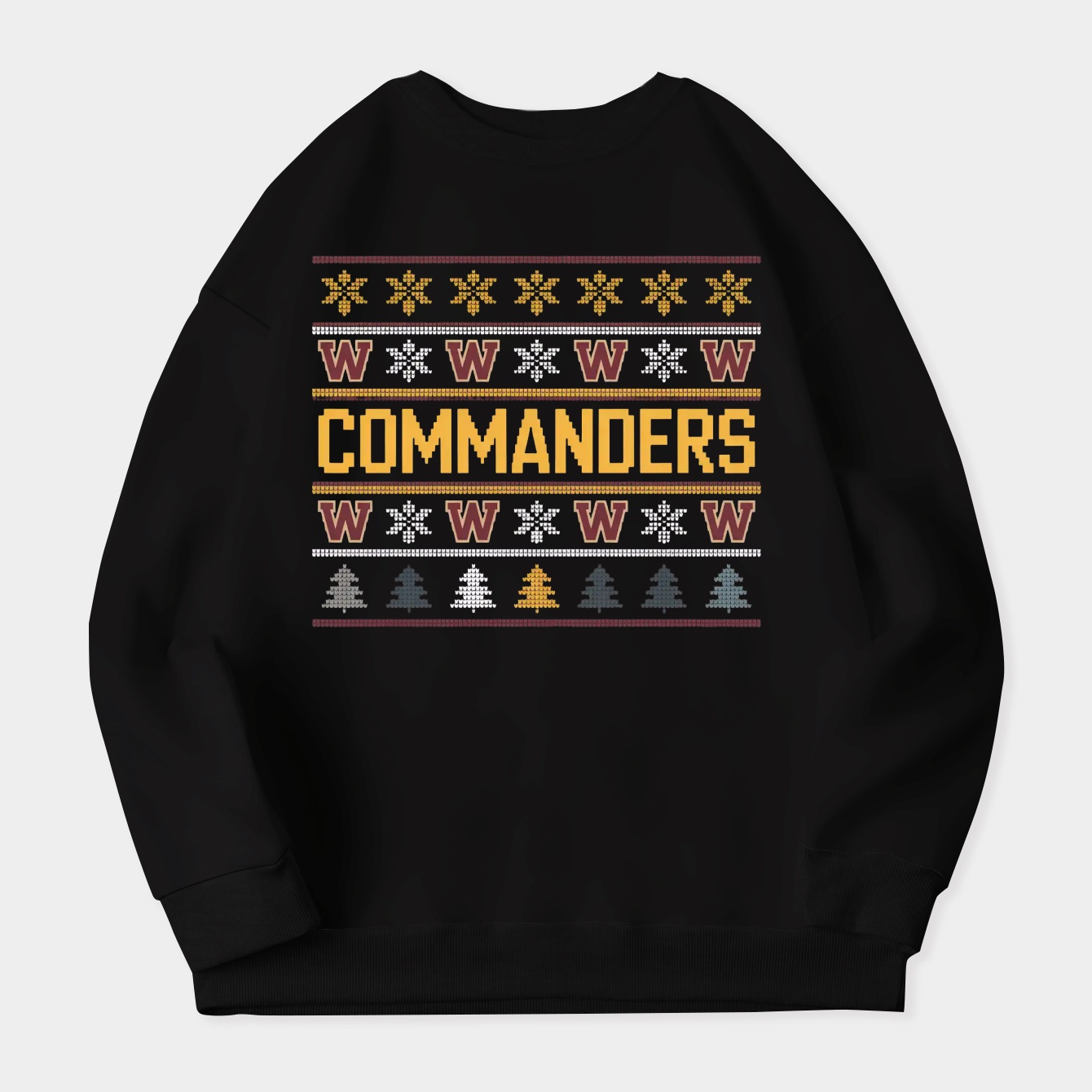 Washington Commanders Christmas Women's Plus Size Sweatshirt