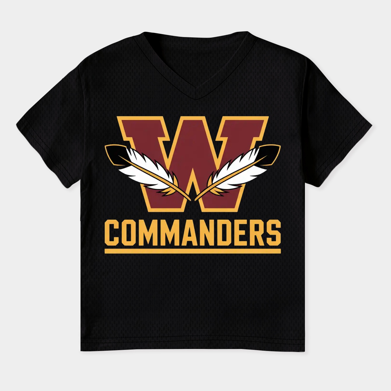 washington-commanders team logo Women's Plus Size V-Neck T-Shirt