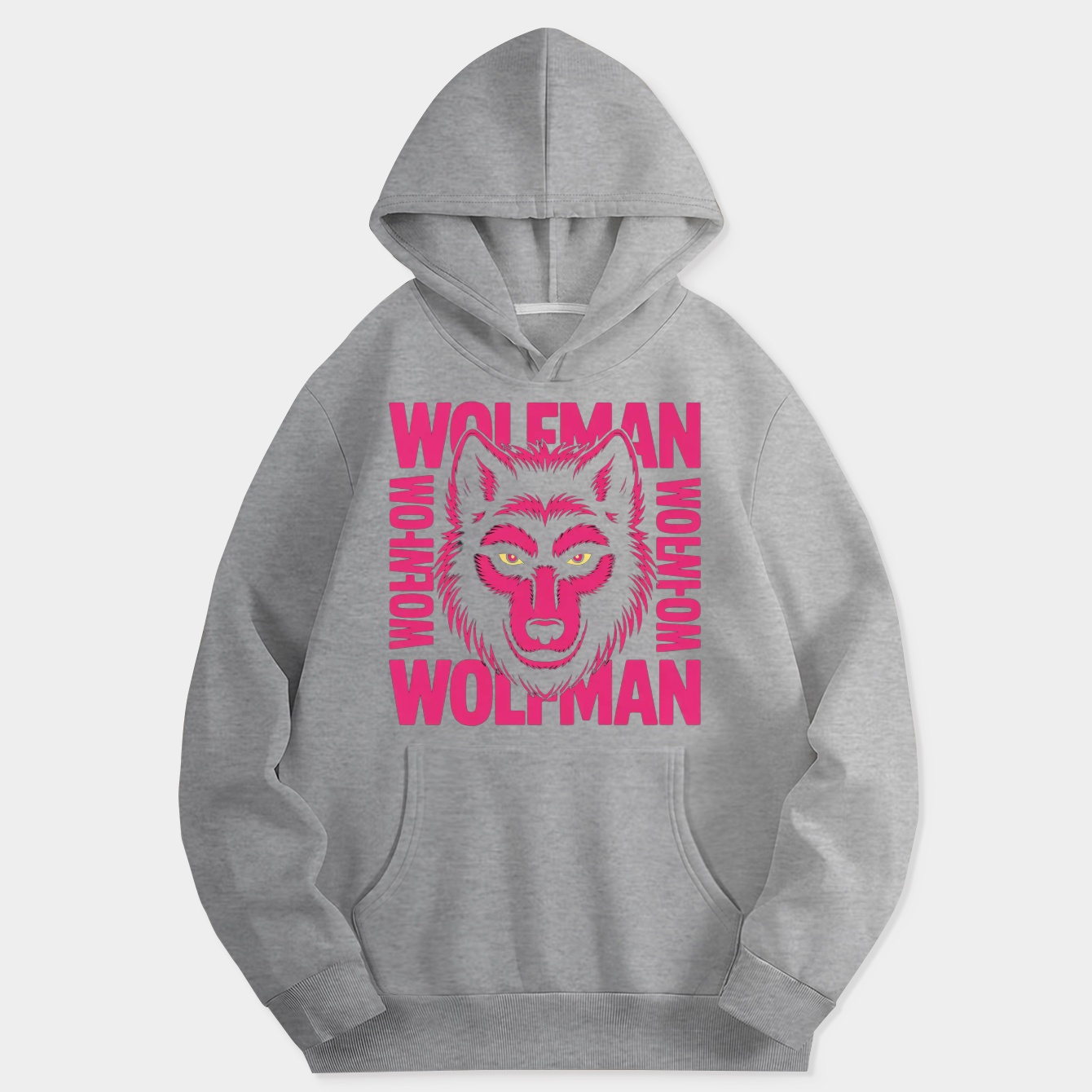 The Wolf Man Name Stack Women's Hoodie
