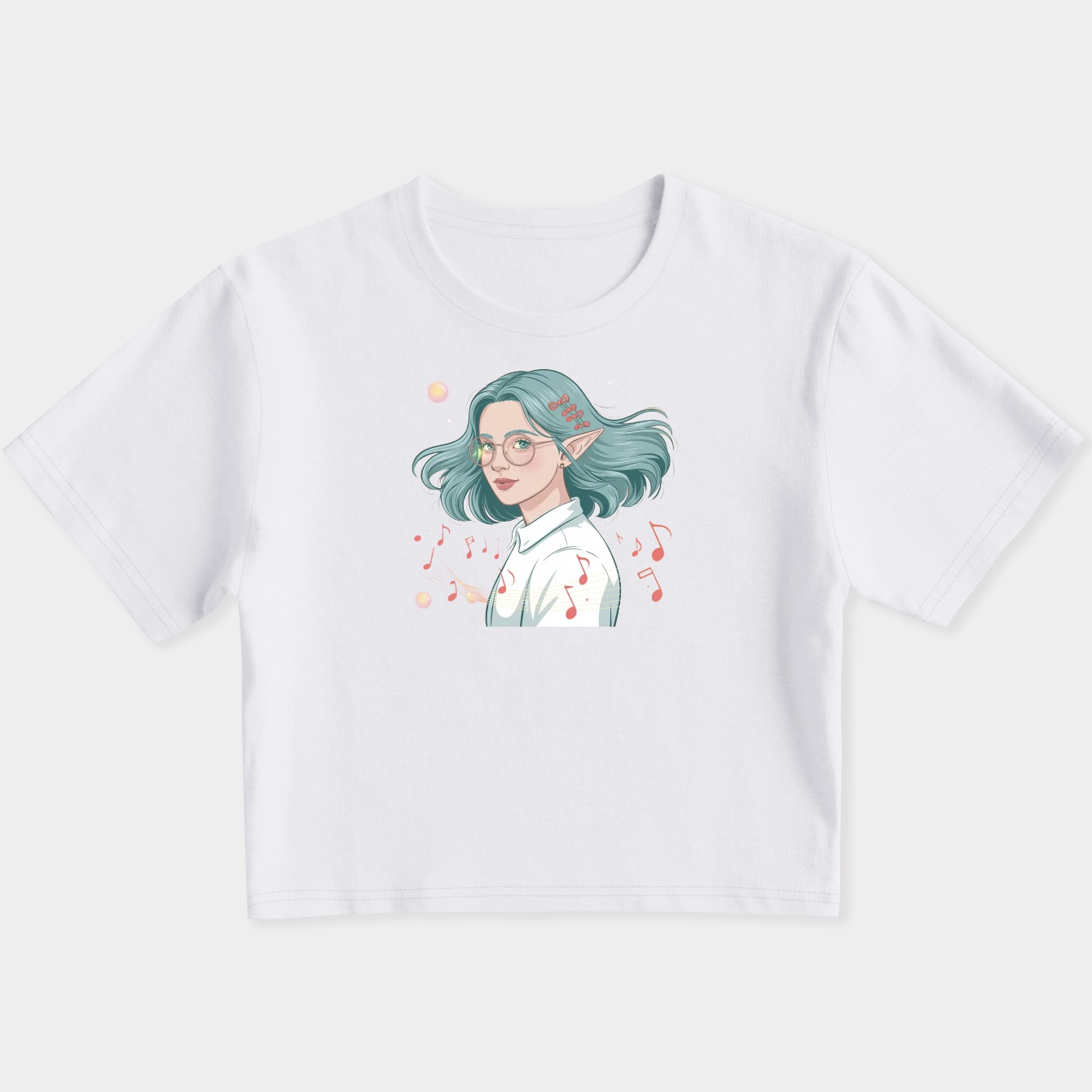 Raine whispers Women's Slim Fit Baby Tee