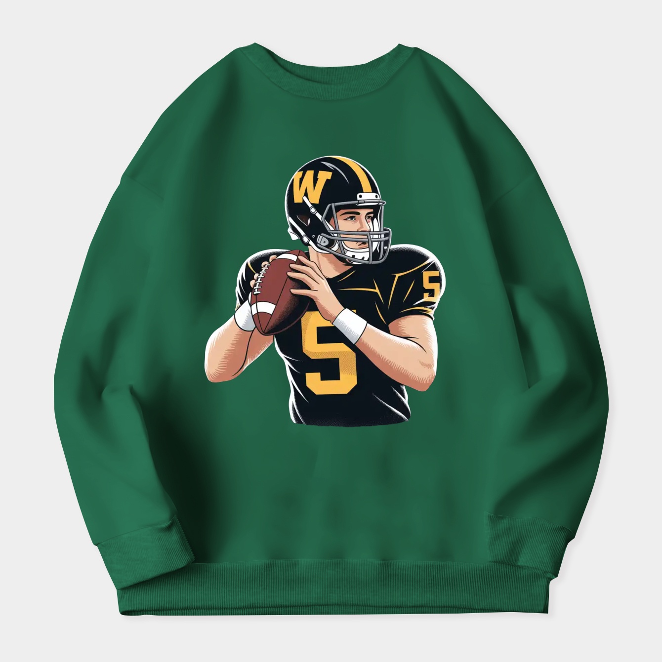 Jayden Classic Halftone Women's Crewneck Sweatshirt