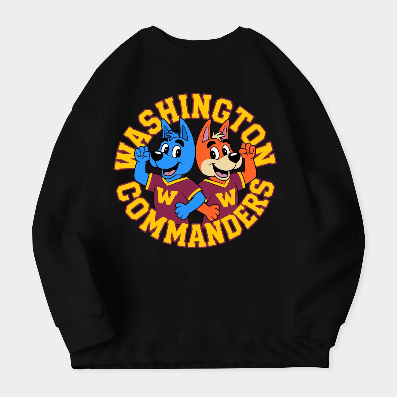 Bluey Washington Commanders Women's Crewneck Sweatshirt