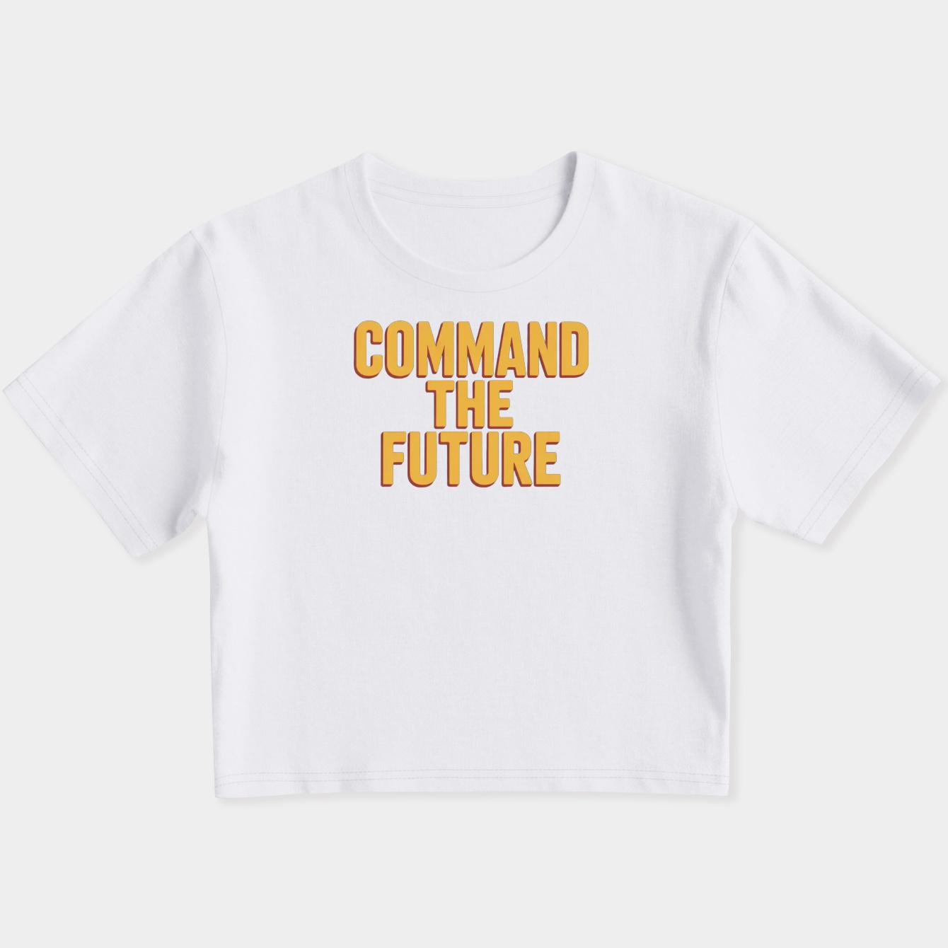 Command The Future Washington Commanders Women's Slim Fit Baby Tee