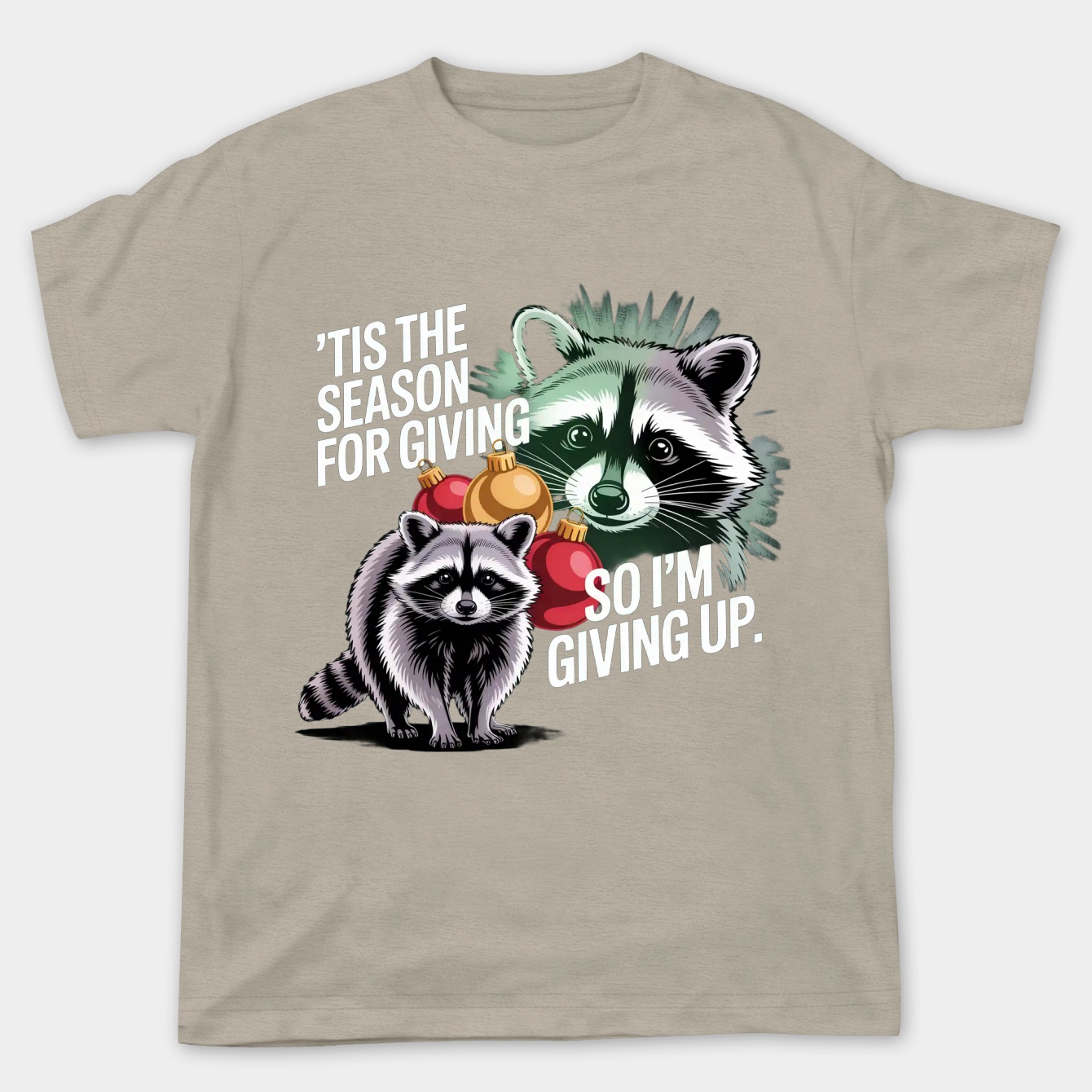 Tis the Season Raccoon