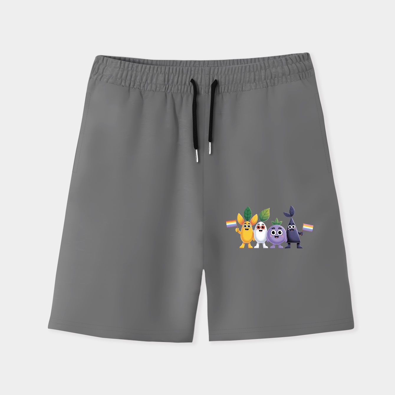 Pride Pikmin Nonbinary Men's Quick-Dry Athletic Shorts