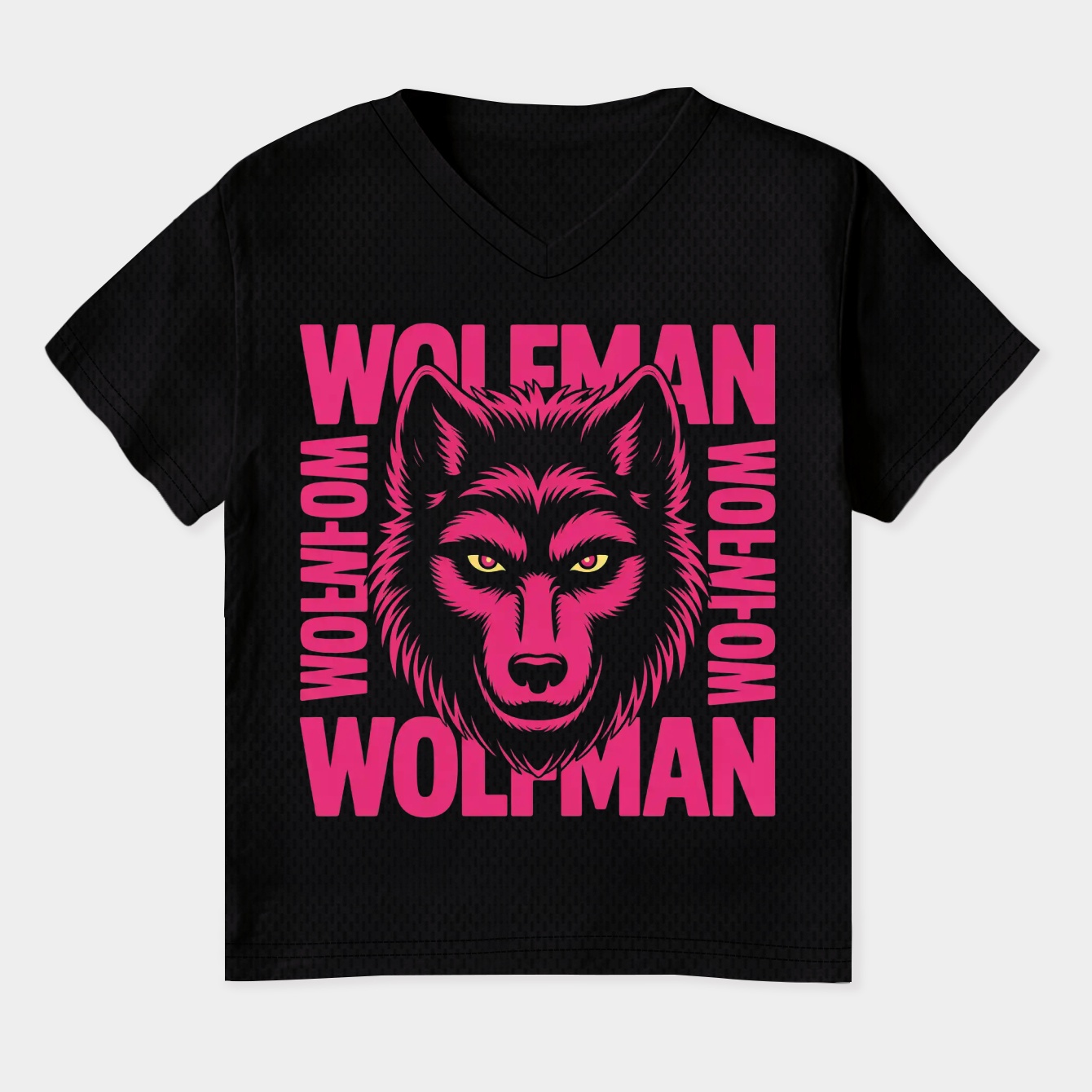 The Wolf Man Name Stack Women's Plus Size V-Neck T-Shirt