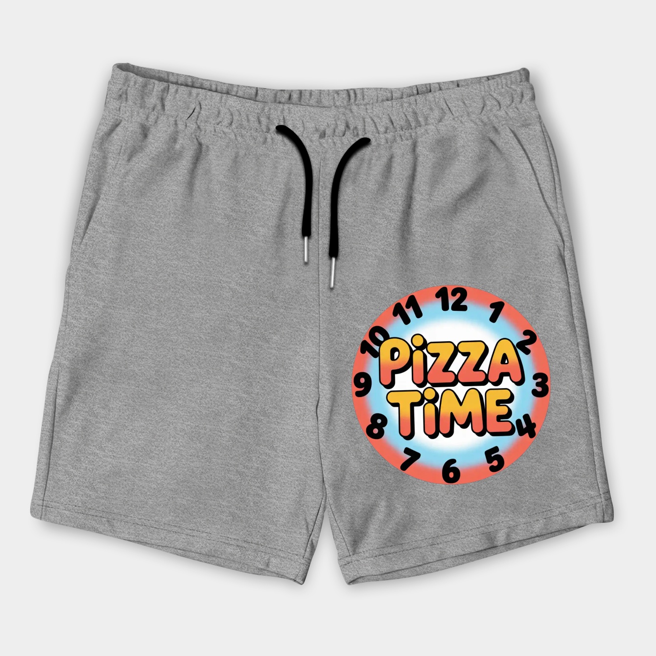 Pizza Time Clock Men's Shorts