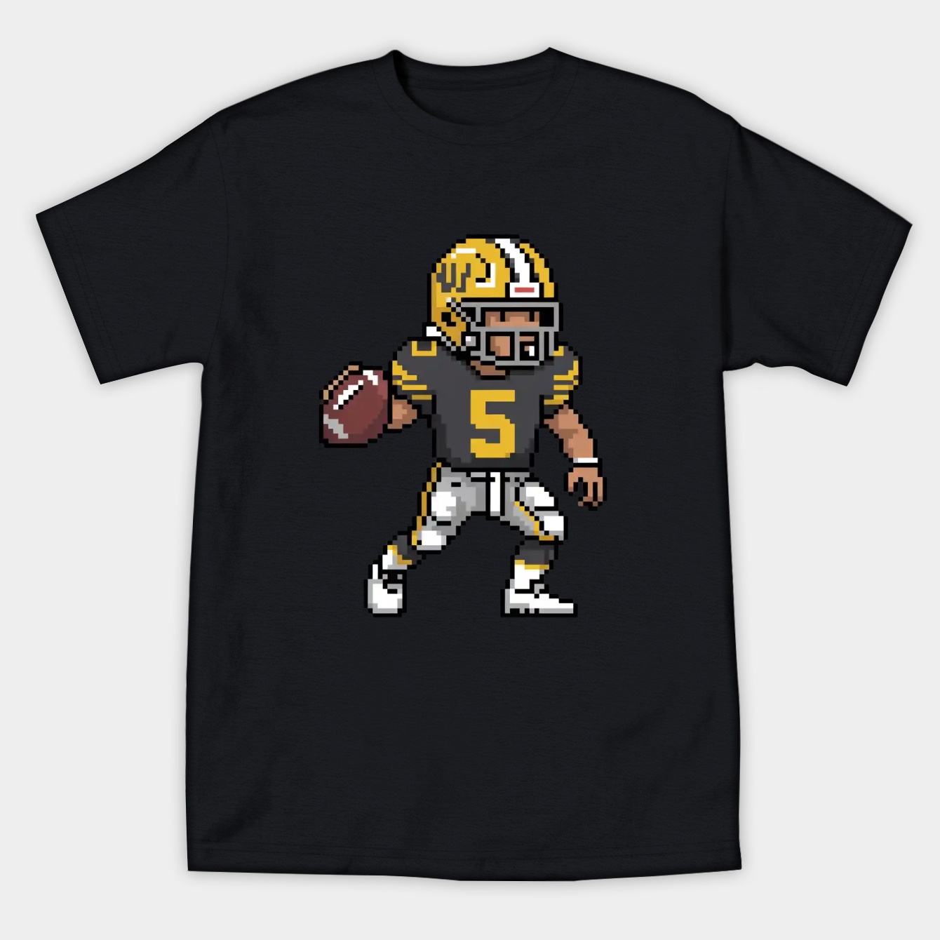 Jayden Daniels Retro 8bit Commanders Women's Athletic Performance T-Shirt