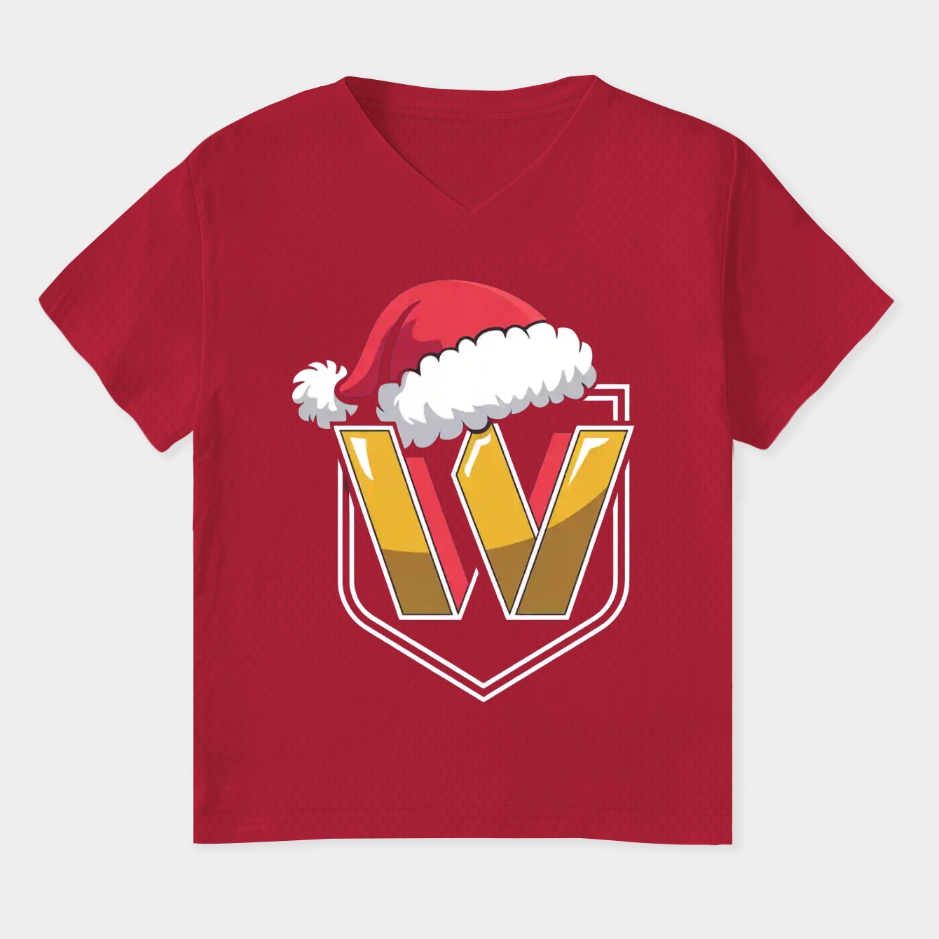Commander Logo Christmas Women's Plus Size V-Neck T-Shirt