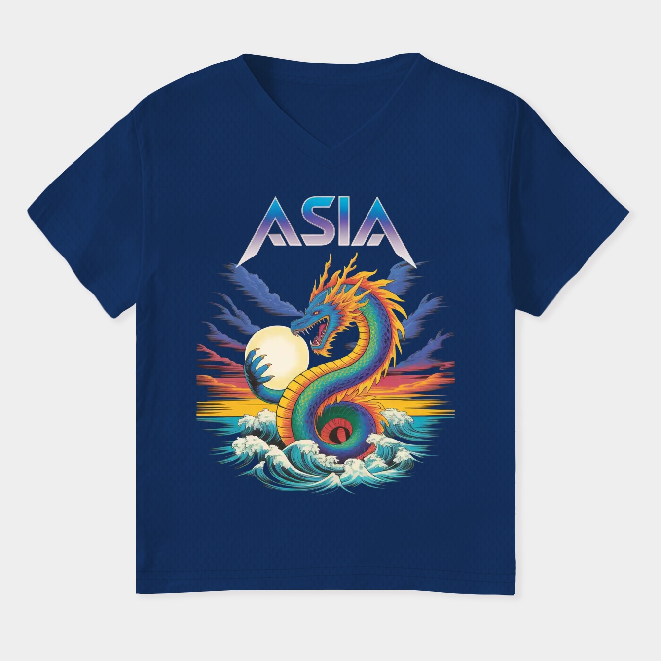 Asia Women's Plus Size V-Neck T-Shirt