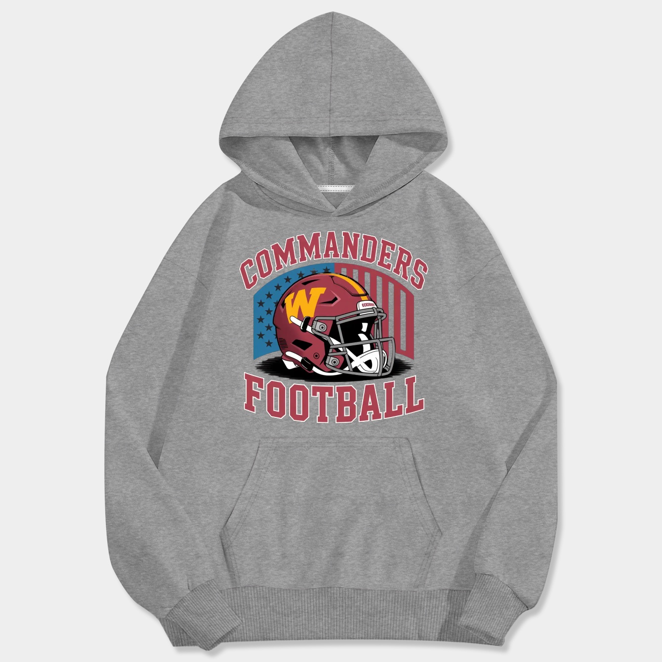 Art - washington commanders Men's Big & Tall Hoodie