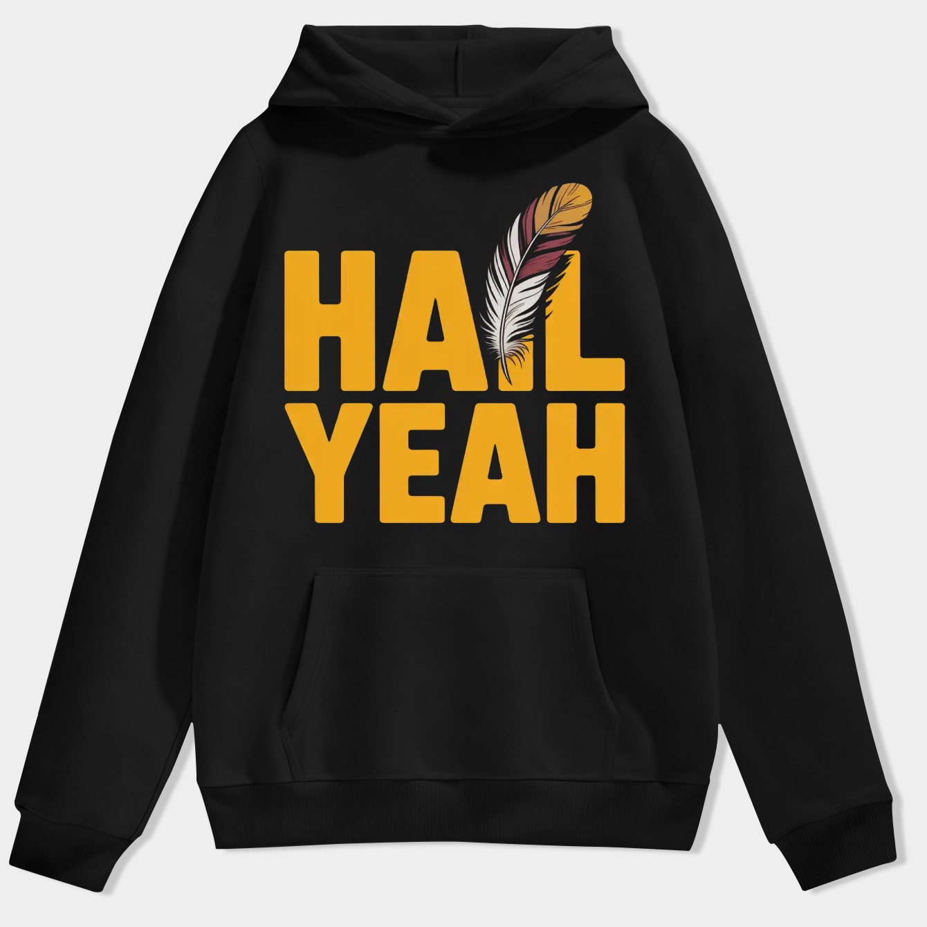 Hail Yeah Bold Statement Men's Hoodie