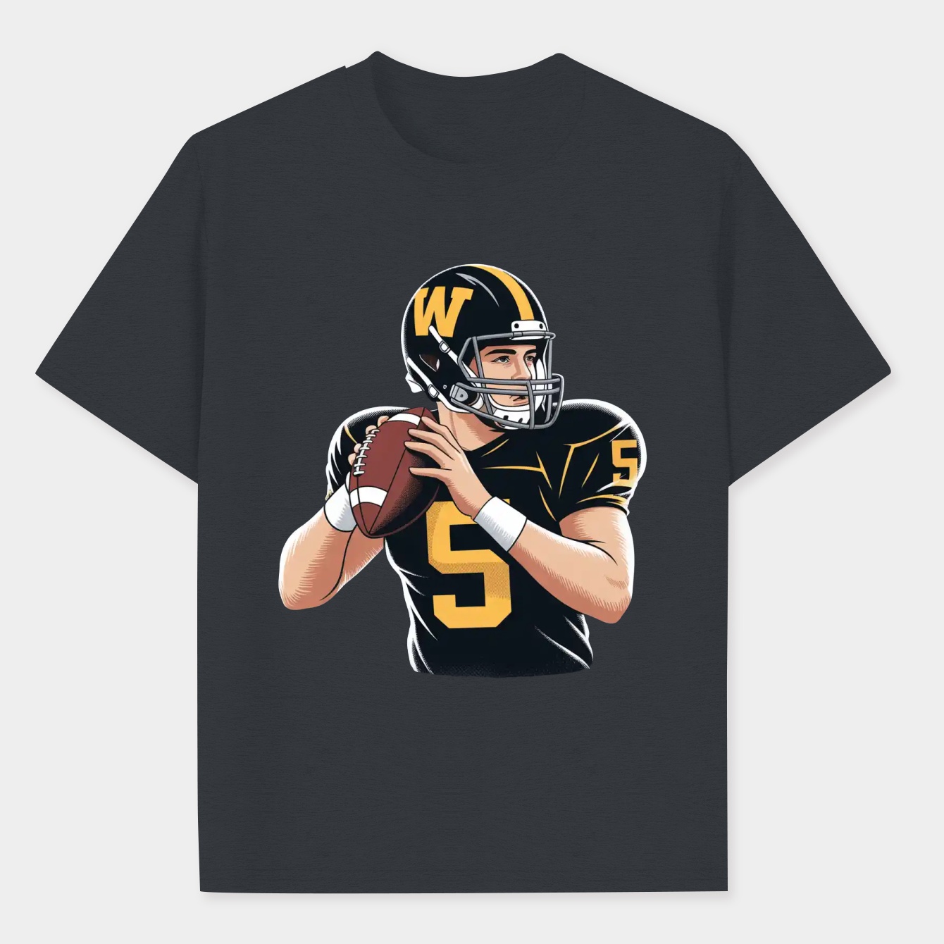 Jayden Classic Halftone Men's Performance Athletic T-Shirt