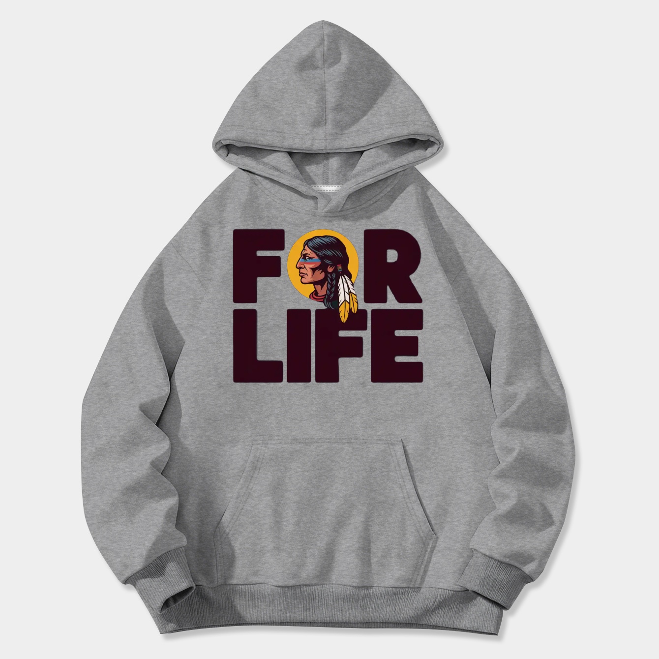 Washington Commanders For Life Women's Plus Size Hoodie