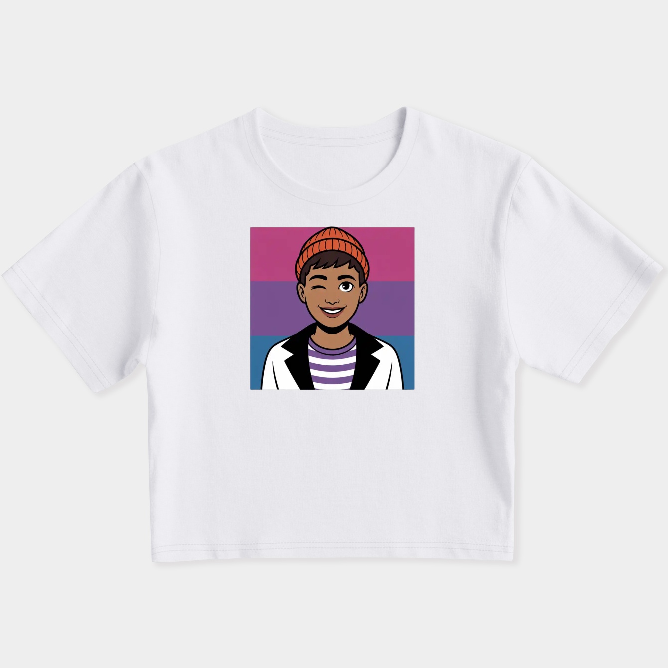 Luz Noceda Bisexual Pride Women's Slim Fit Baby Tee