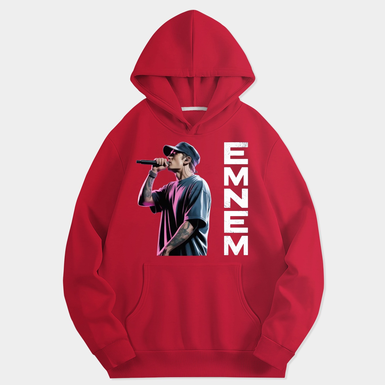 Eminem Mic Pose, Eminem Graphic, Rap Music, Rap Vintage, Gift For Him and Her Women's Hoodie