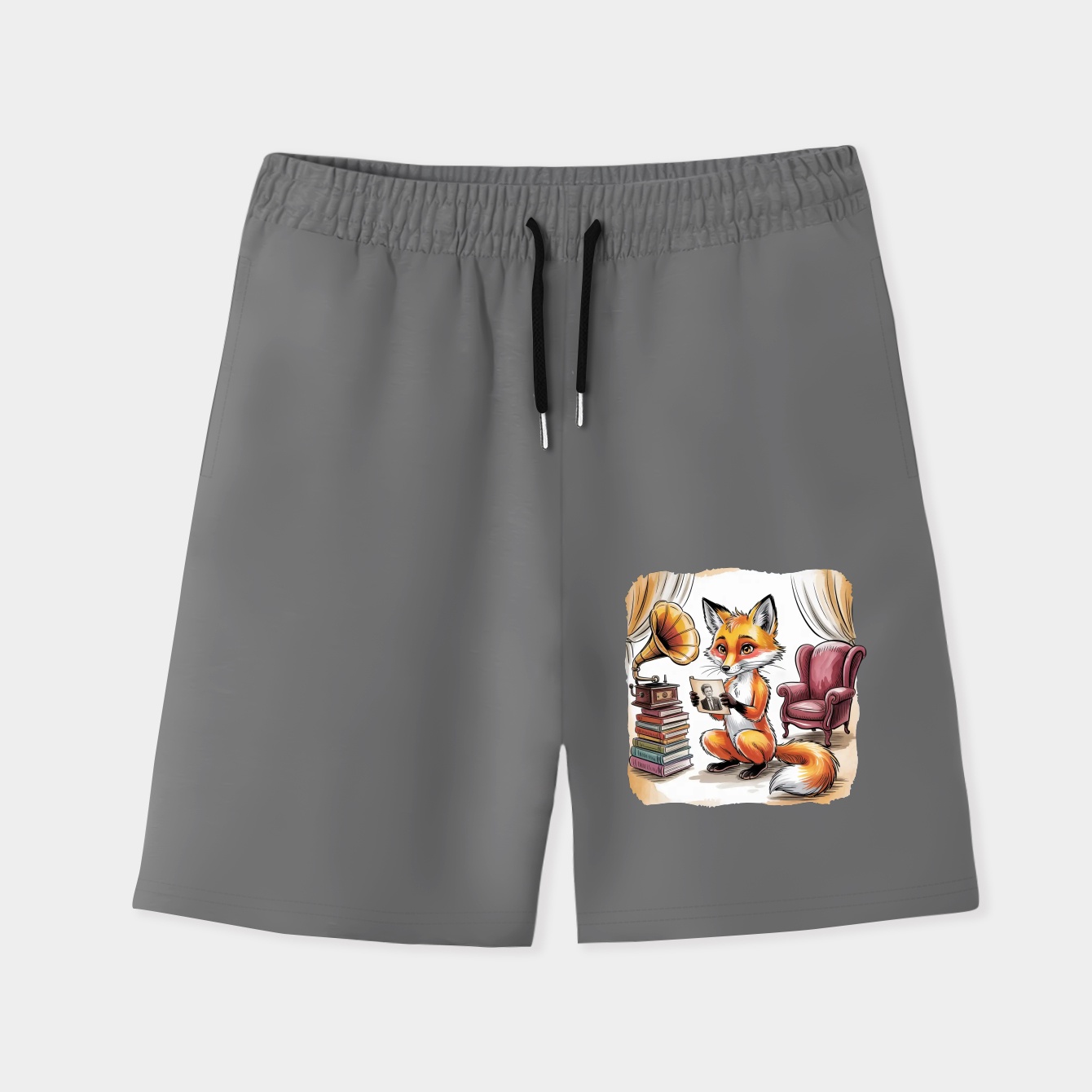 Echoes from the past Men's Quick-Dry Athletic Shorts