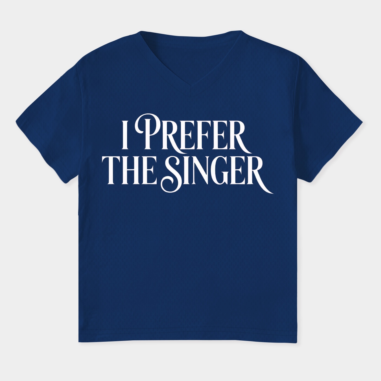 I prefer the singer Women's Plus Size V-Neck T-Shirt