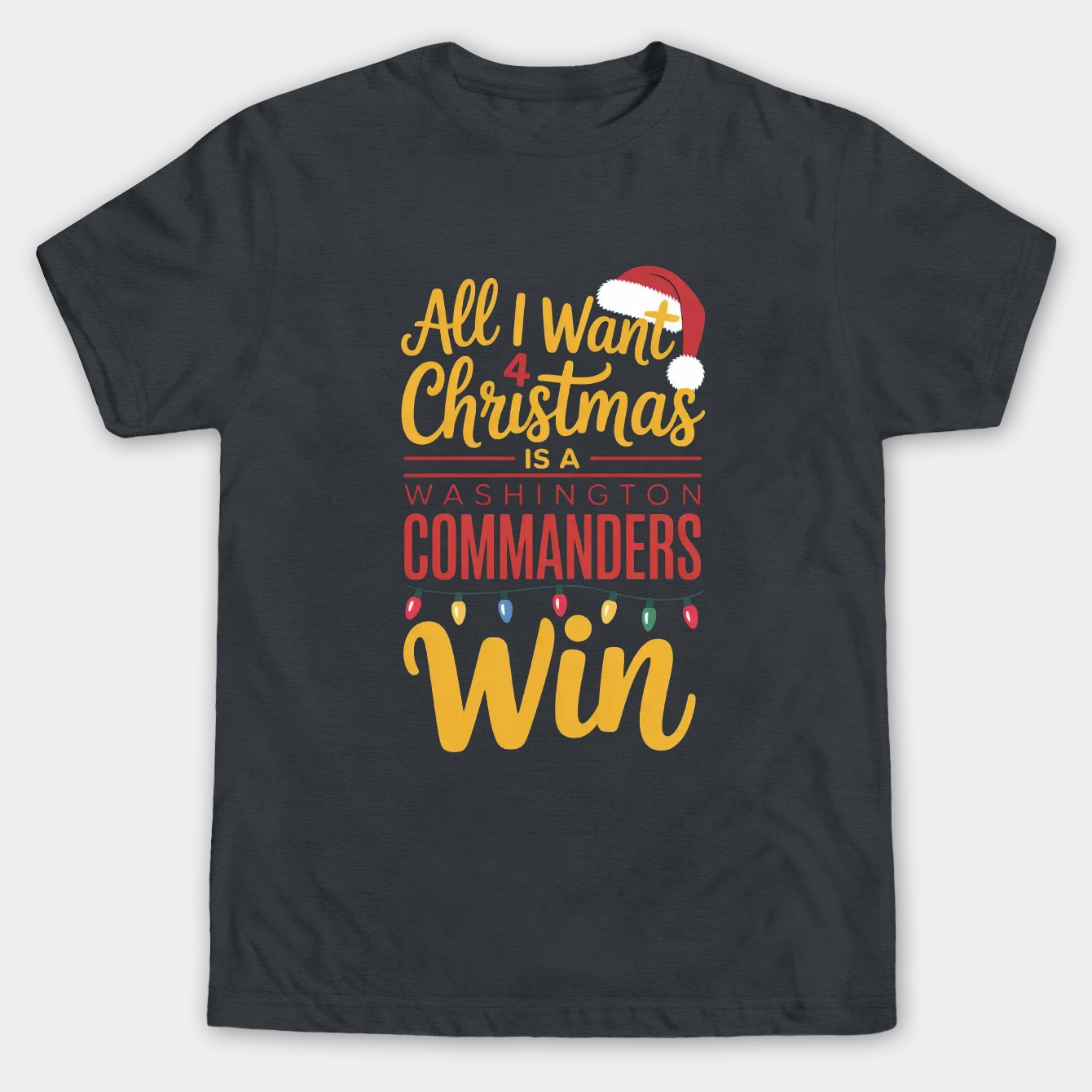 Commander Christmas Men's Big & Tall T-shirt