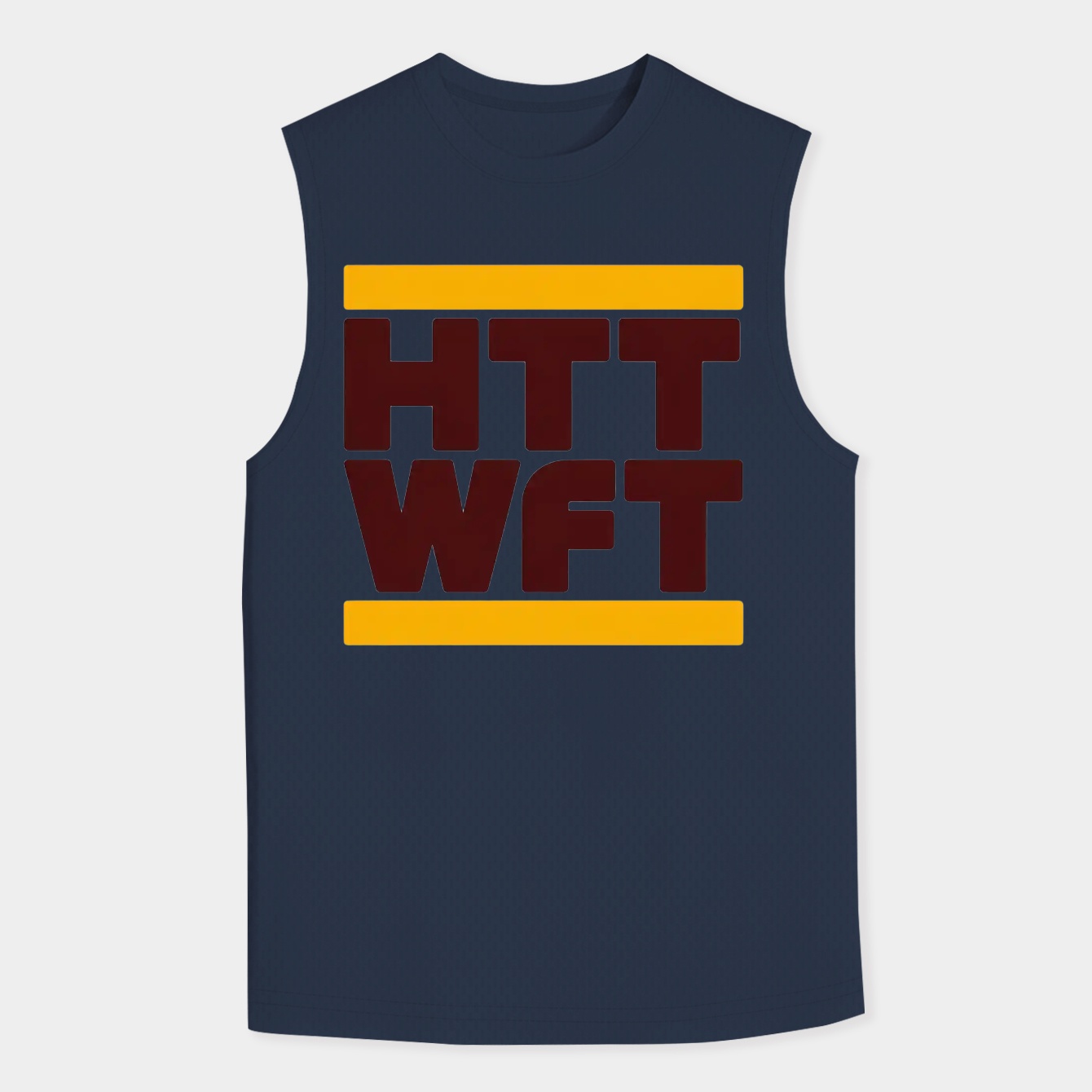 Run HTTWFT White Men's Big & Tall Tank Top