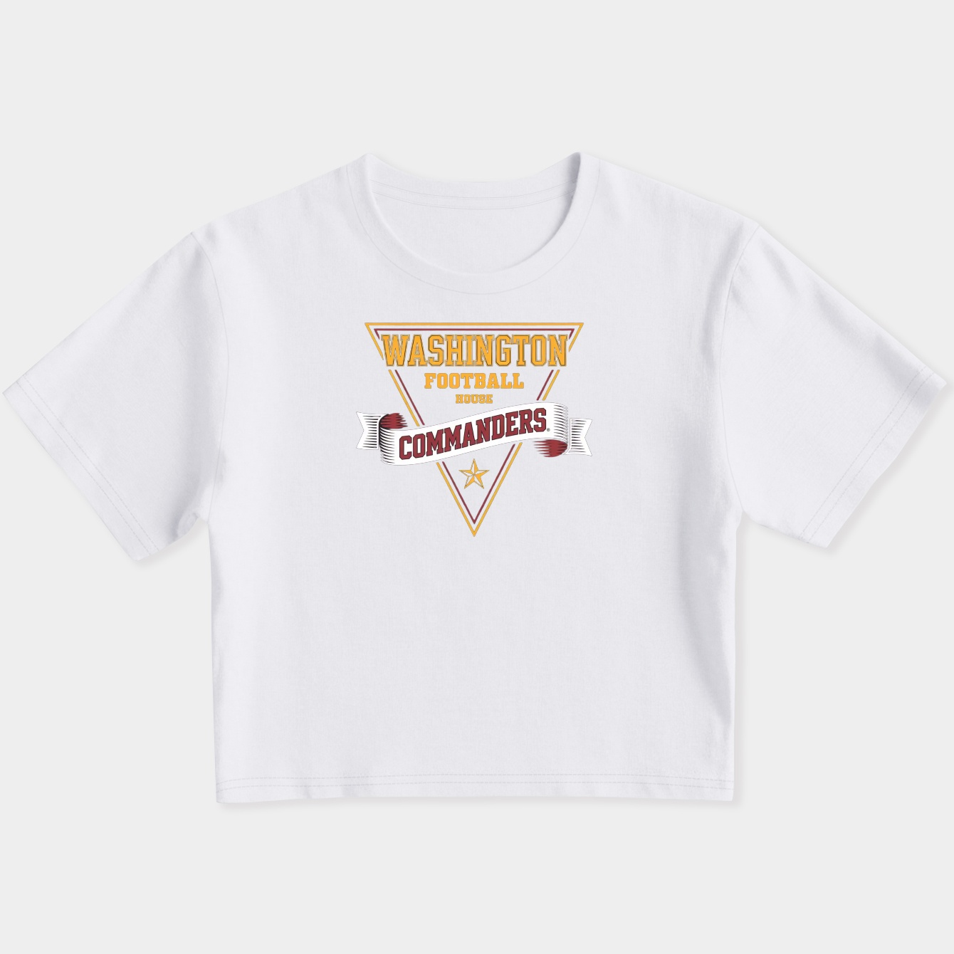 Retro Washington Commanders Women's Slim Fit Baby Tee