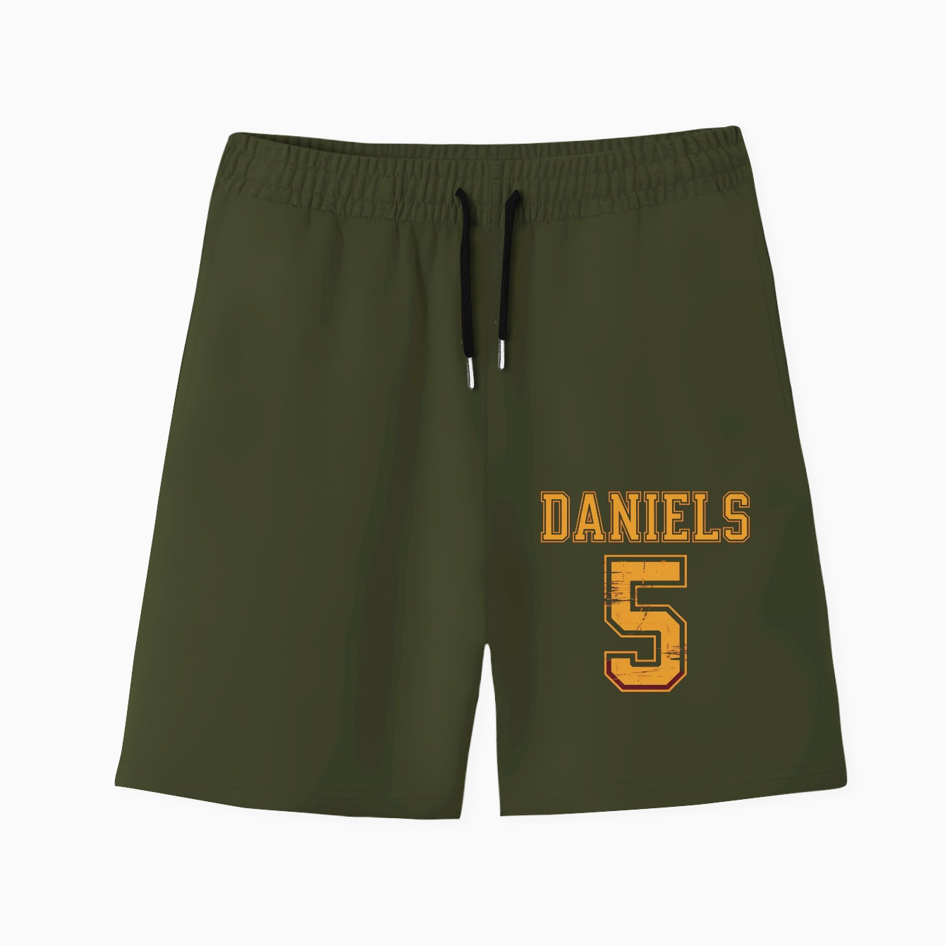 Jayden Daniels Back Numbers Men's Quick-Dry Athletic Shorts