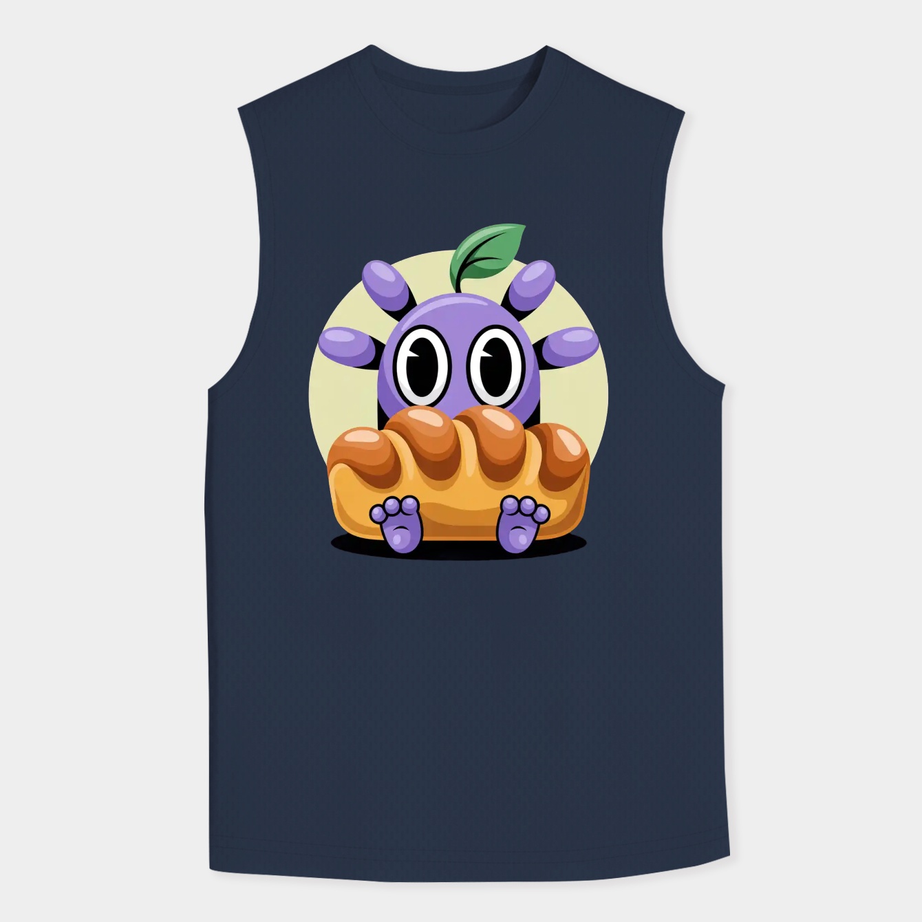 Bread Pikmin Character Design Men's Big & Tall Tank Top