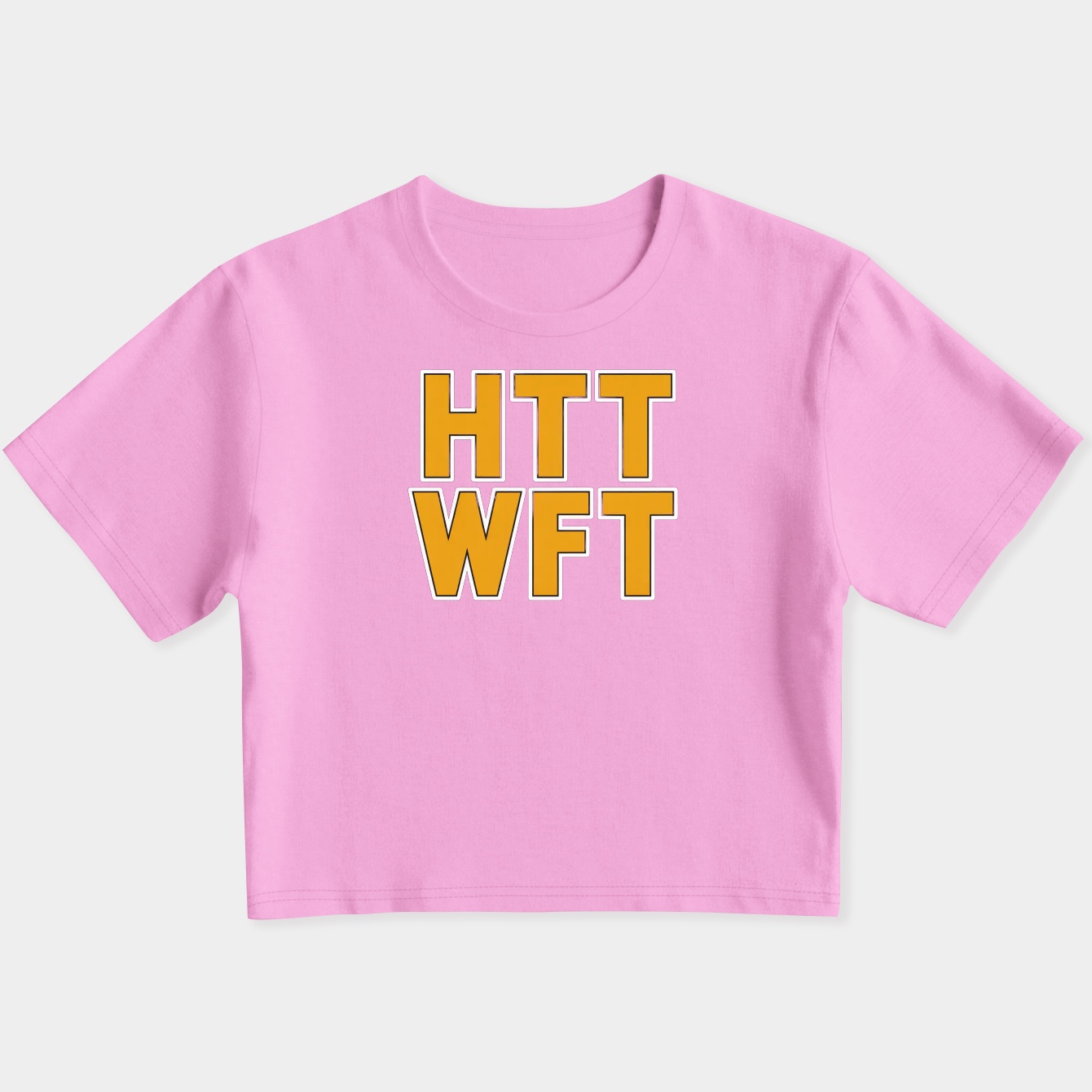 HTTWFT Burgundy Women's Slim Fit Baby Tee
