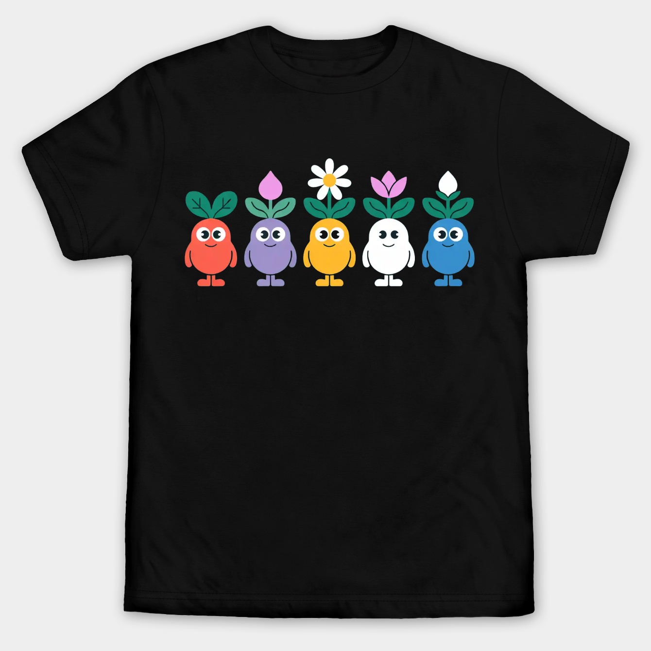 cute pikmin pattern Men's Big & Tall T-shirt
