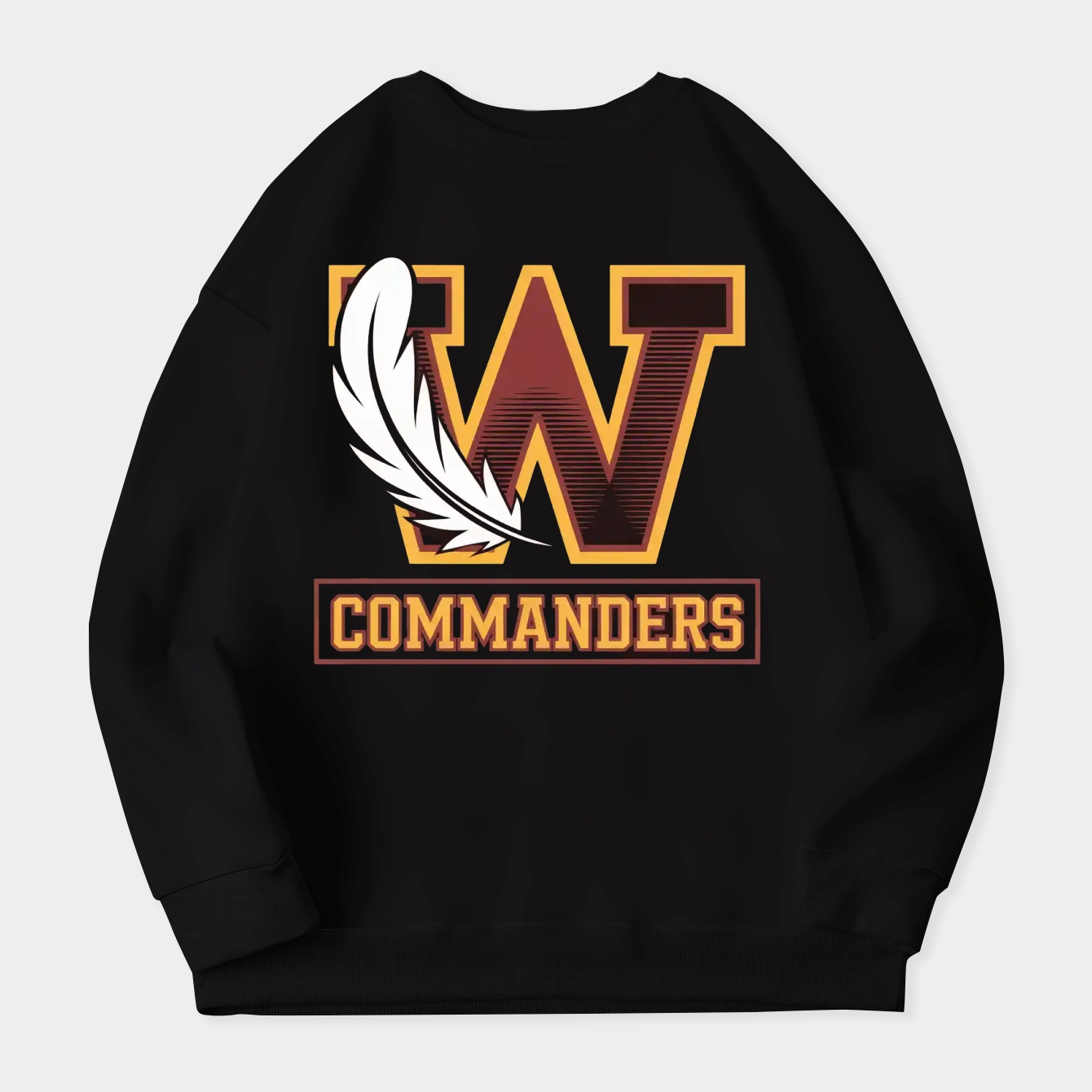 washington redskins commanders Women's Plus Size Sweatshirt