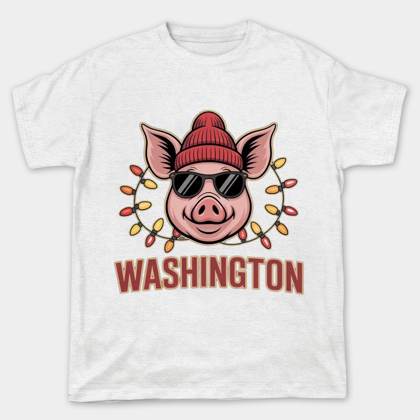 Washington Commanders Christmas Women's Plus Size T-shirt