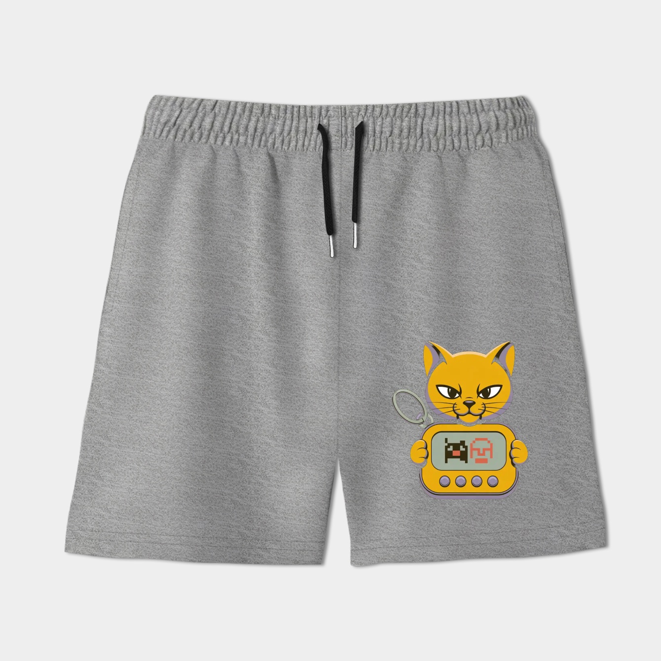 Luz message digital cat Women's Shorts