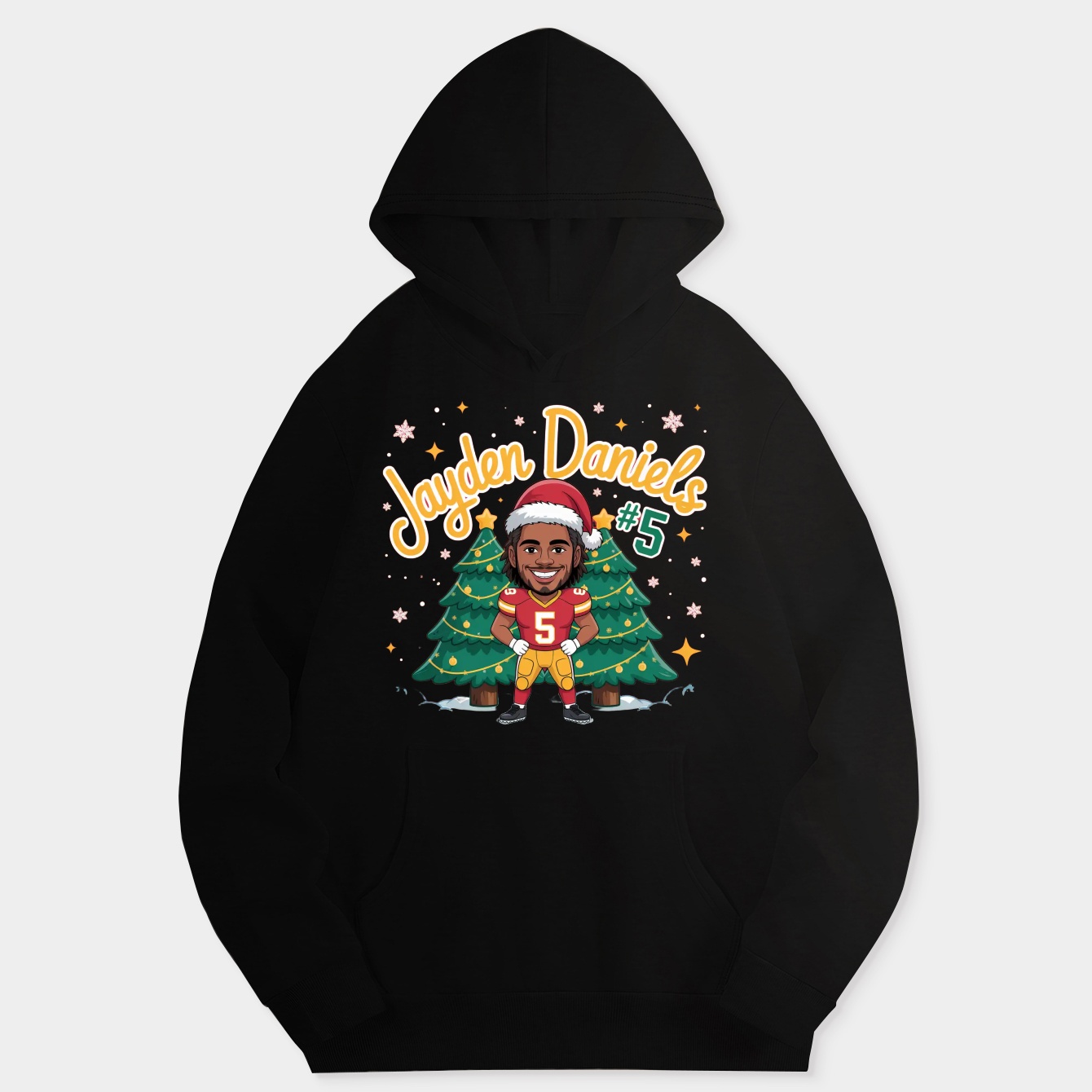 Christmas Jayden Daniels Washington commanders Women's Hoodie