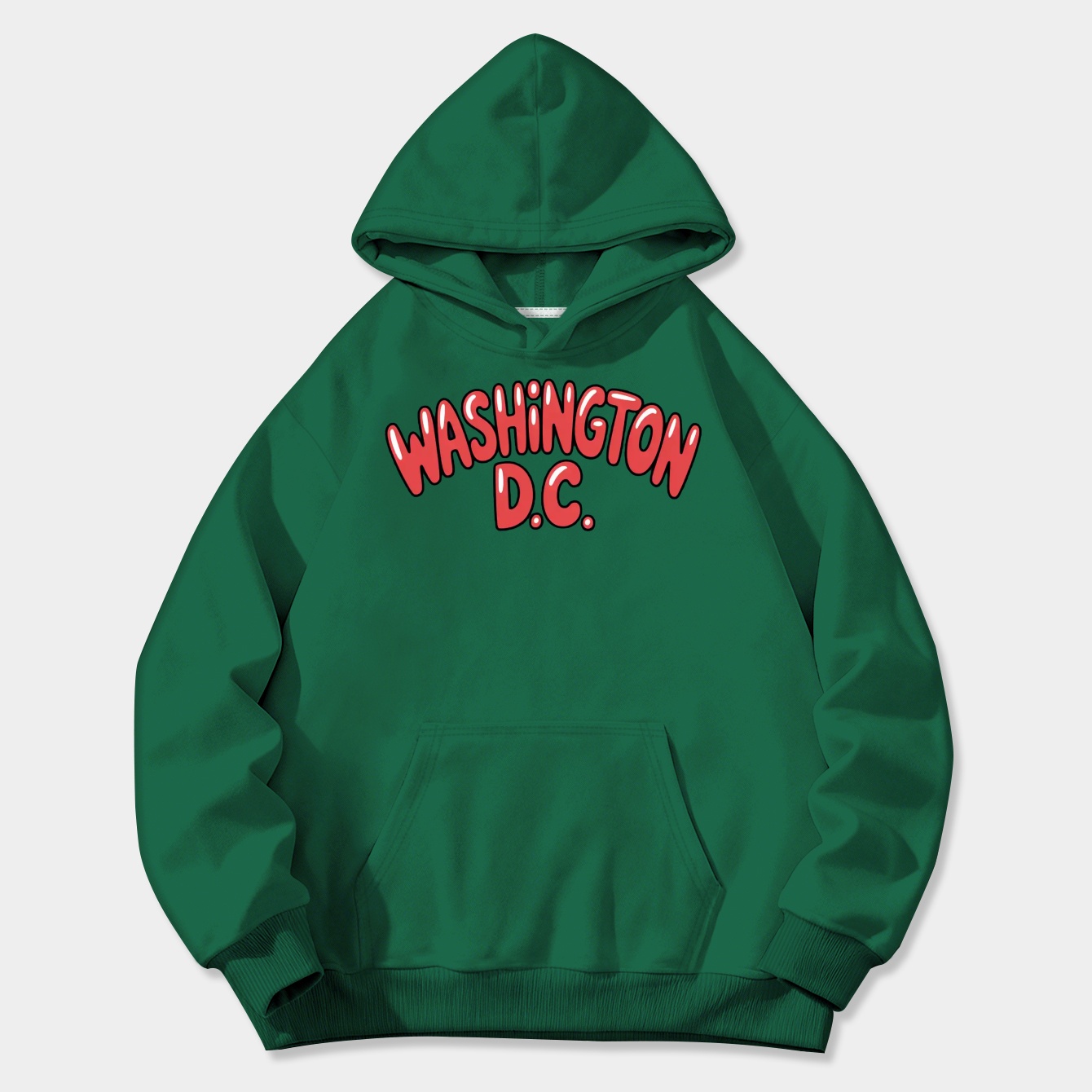 Washington D.C. Bubble Women's Plus Size Hoodie